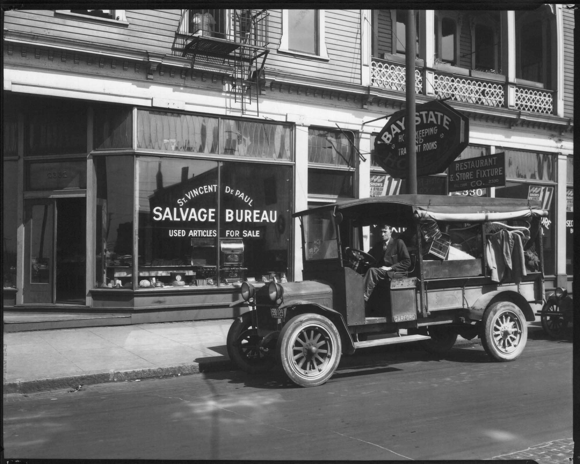 Image of St. Vincent De Paul secondhand store, Seattle, circa 1926