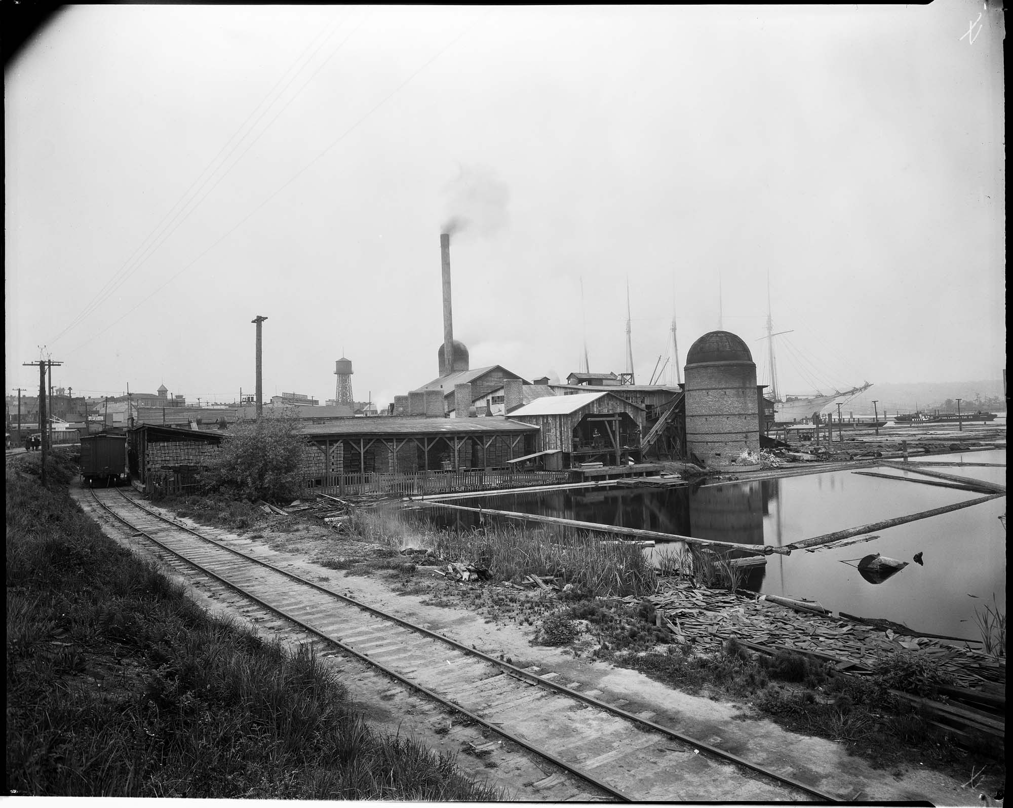 Image of Campbell Shingle Mill, Seattle, circa 1924