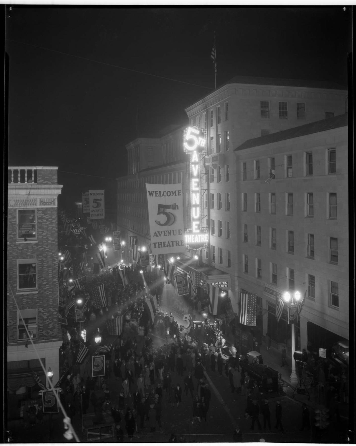 Image of Grand opening of the 5th Avenue Theatre, September 24, 1926