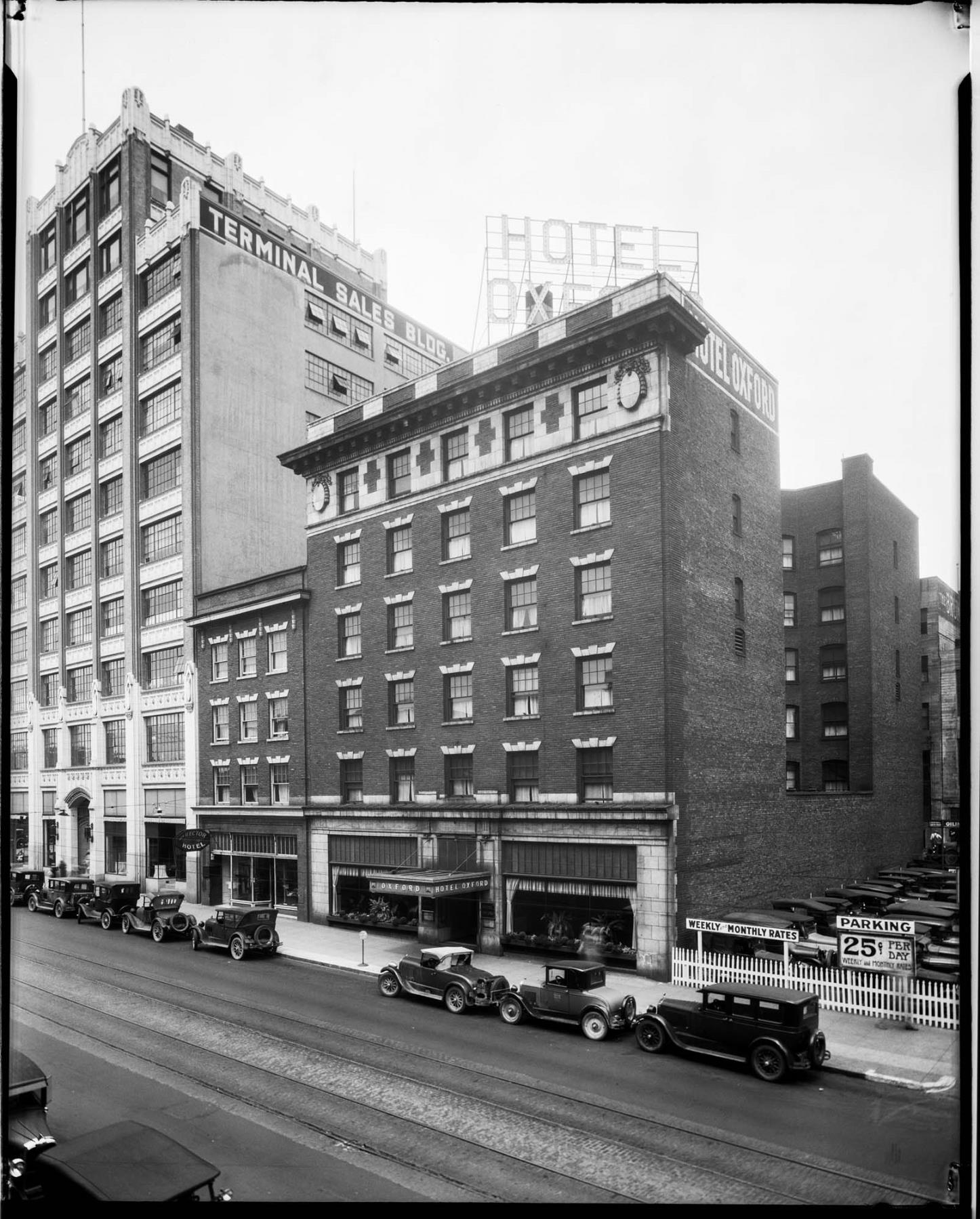 Image of Oxford Hotel, Seattle, circa 1928
