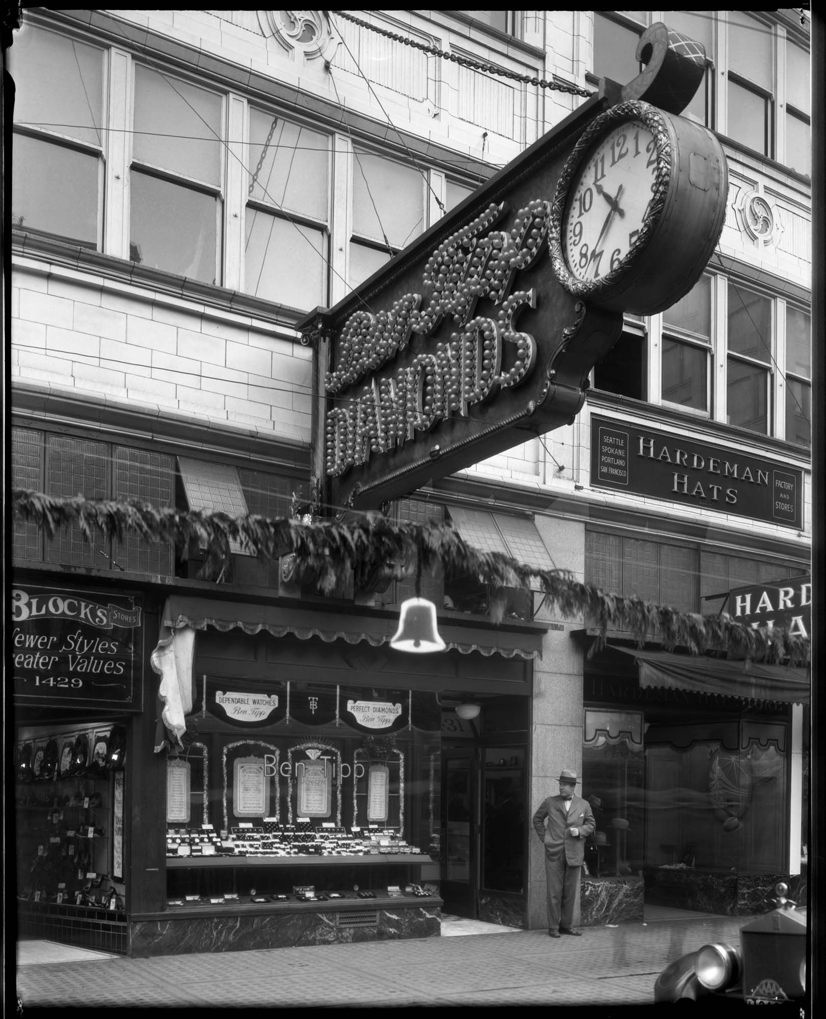 Image of Ben Tipp Diamonds, Seattle, circa 1927