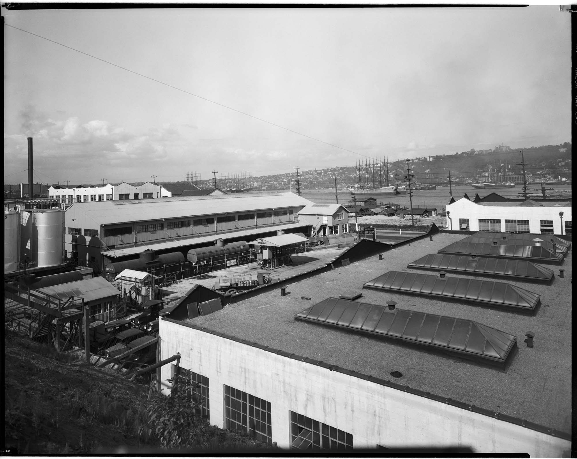 Image of Shell Oil plant, Seattle, July 24, 1929