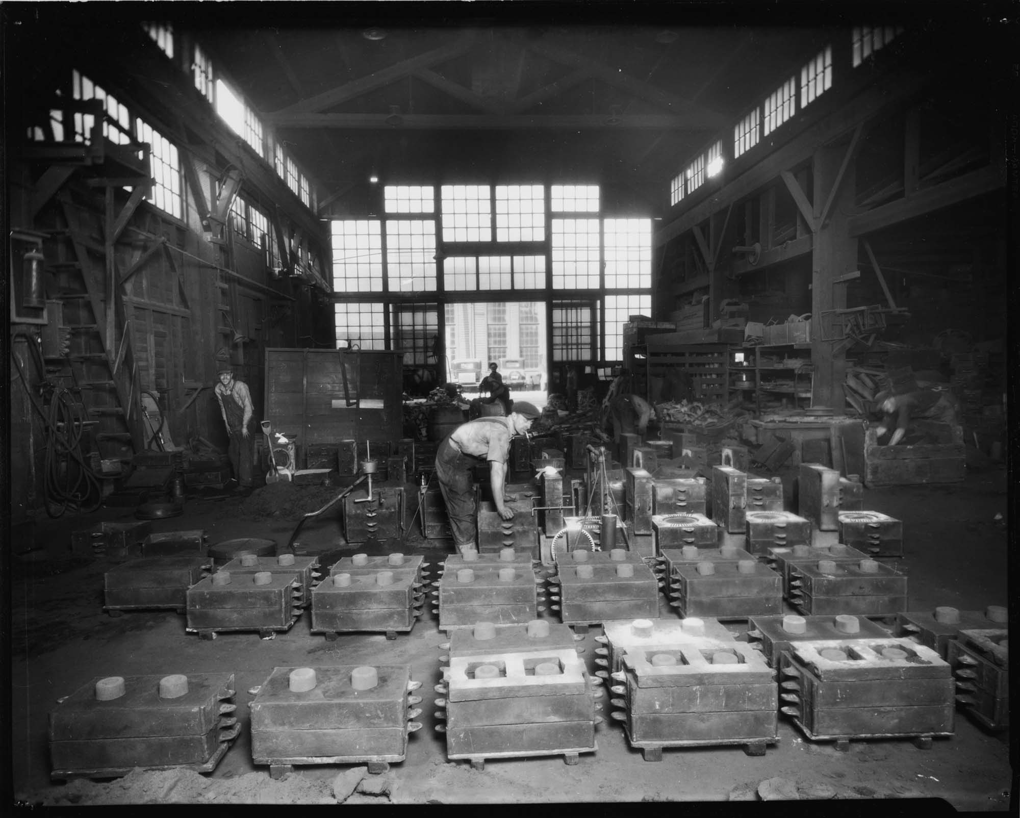 Image of Olympic Steel plant interior, circa 1929
