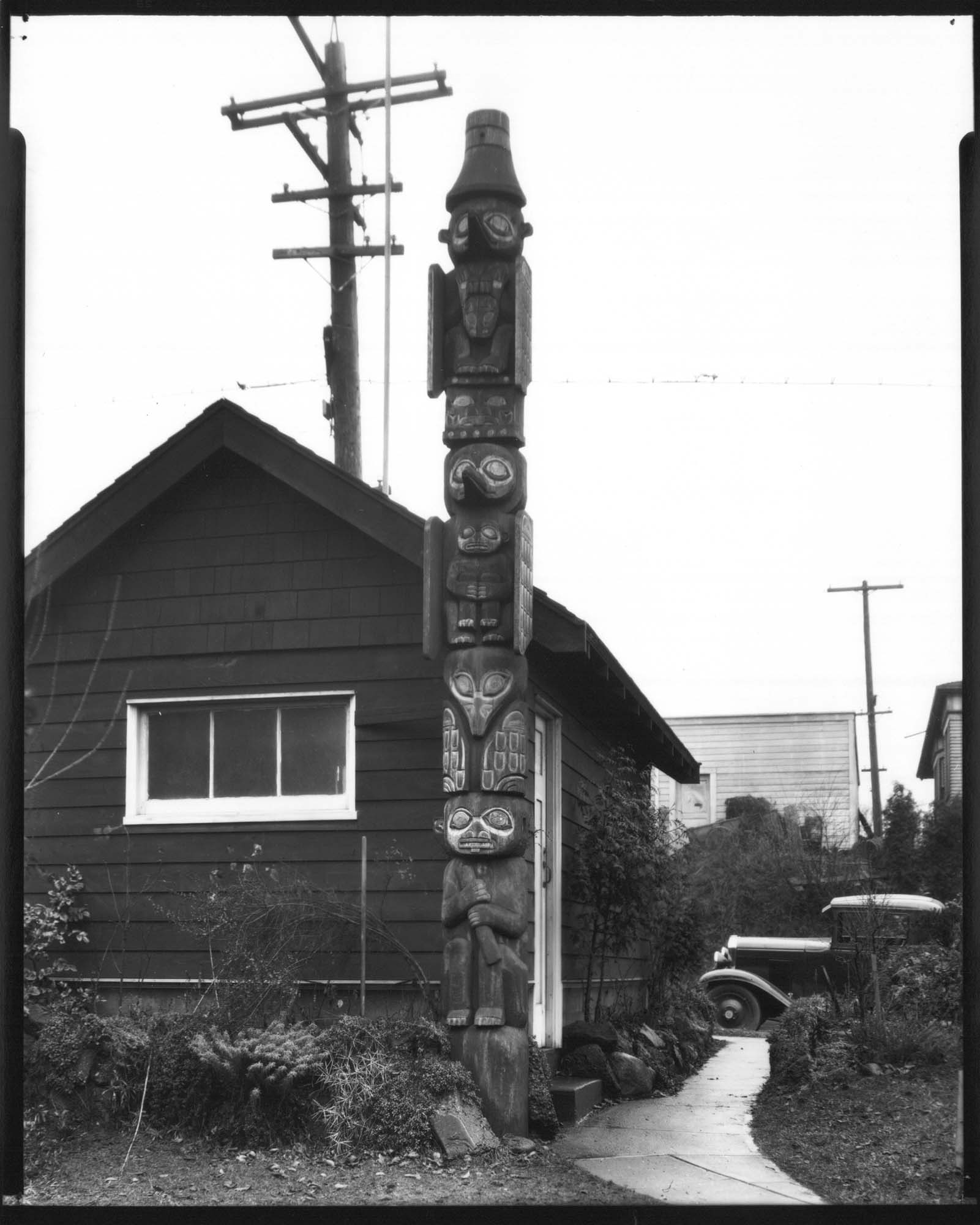 Image of Totem pole, February 15, 1930