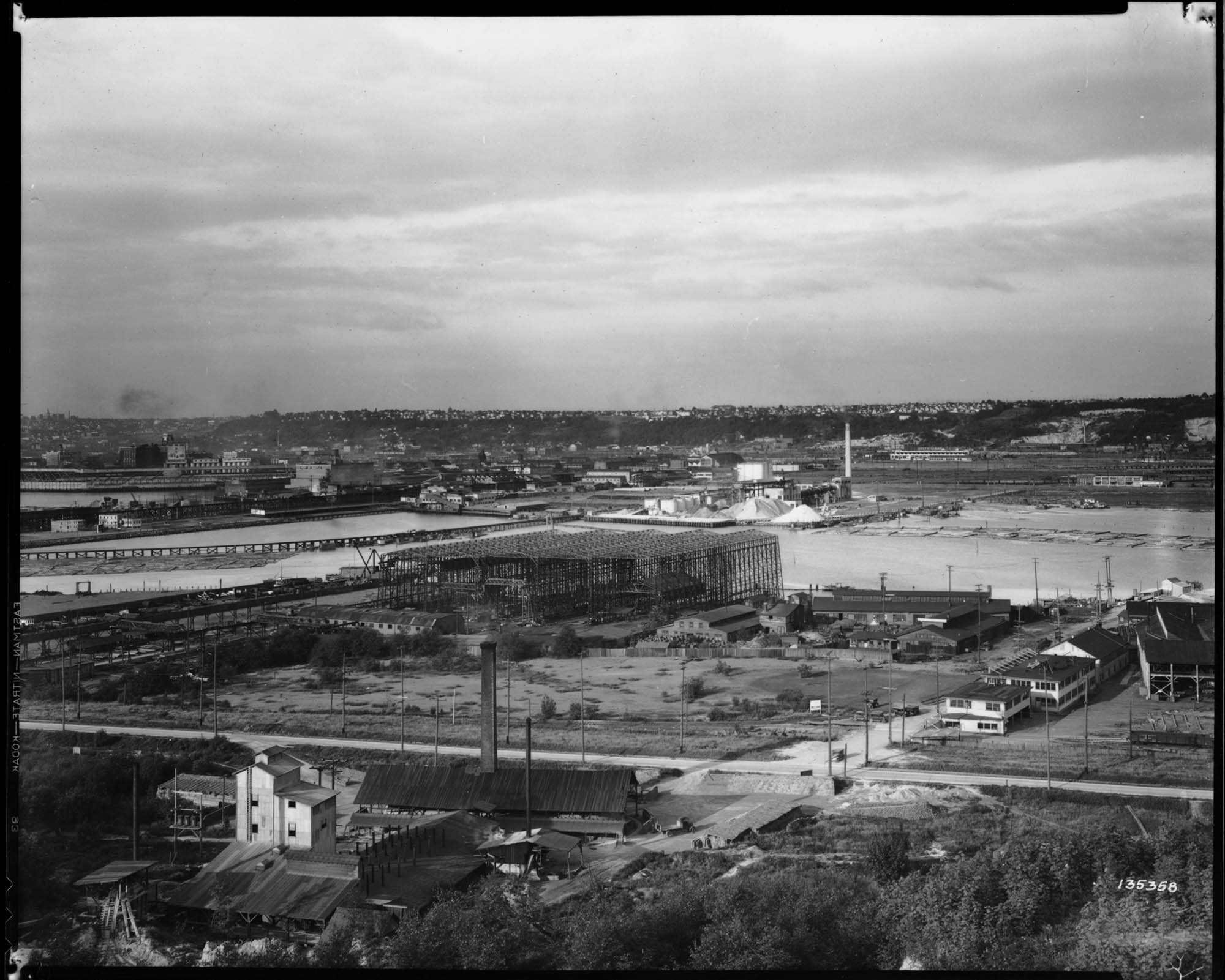 Image of View east from West Seattle, circa 1930