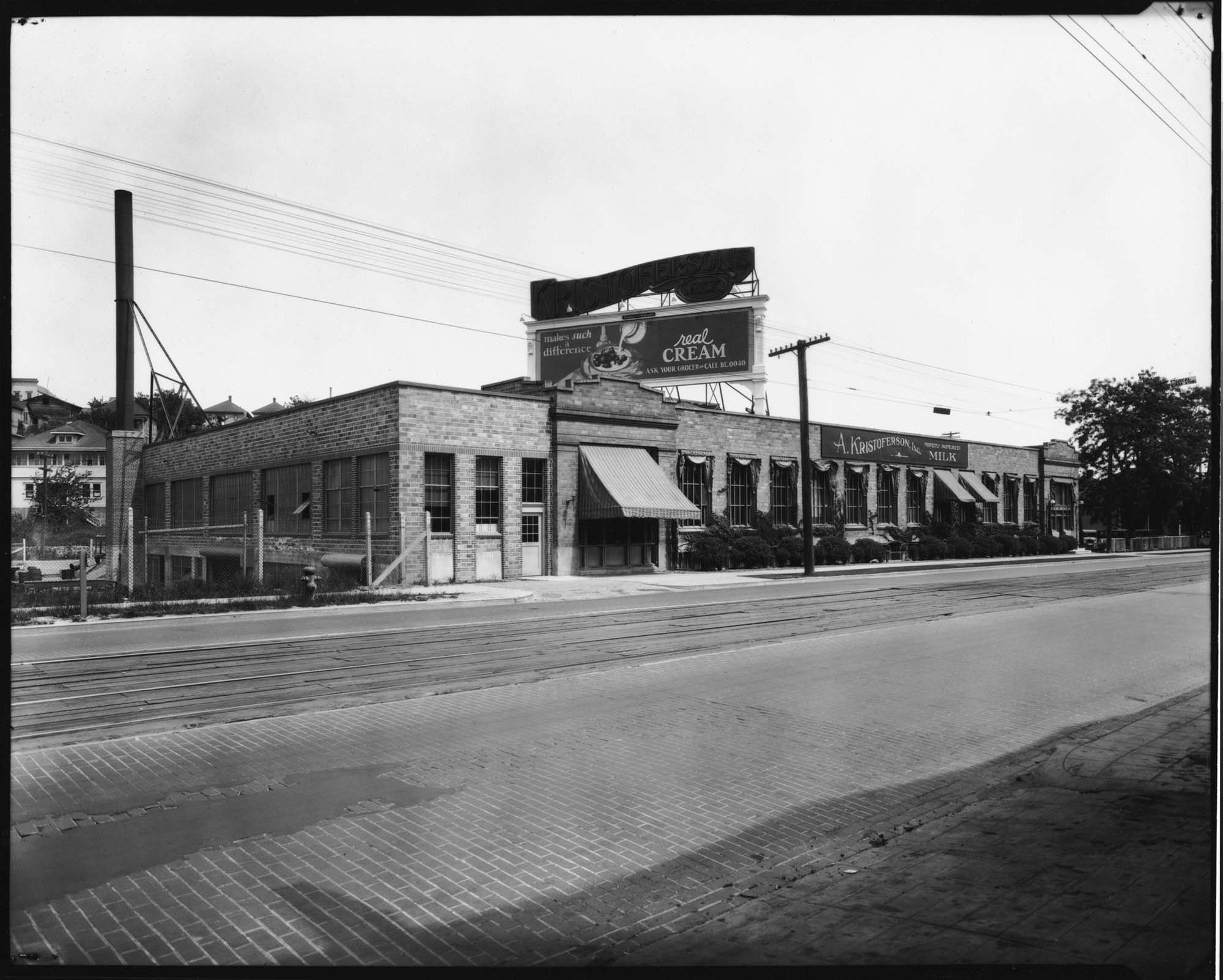 Image of Kristoferson's Dairy Plant, Seattle, circa 1930