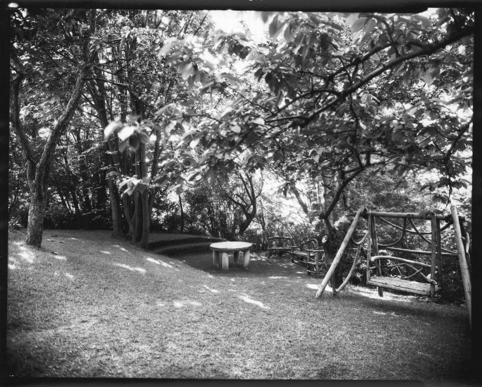 Image of Mrs. J.F. Douglass residence grounds, The Highlands, May 11, 1931