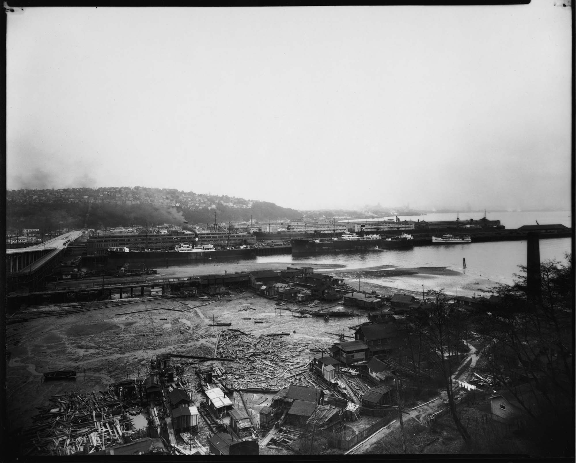 Image of Smith Cove terminals, Seattle, February 21, 1931