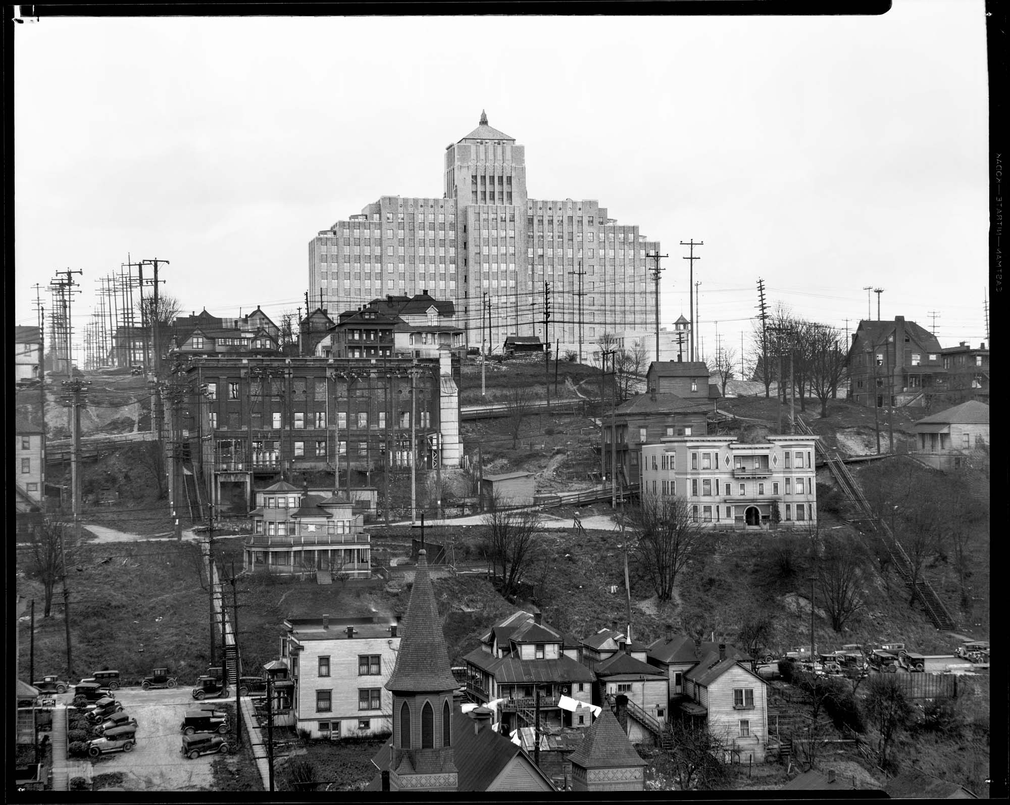 Image of Harborview Hospital, Seattle, February 27, 1931