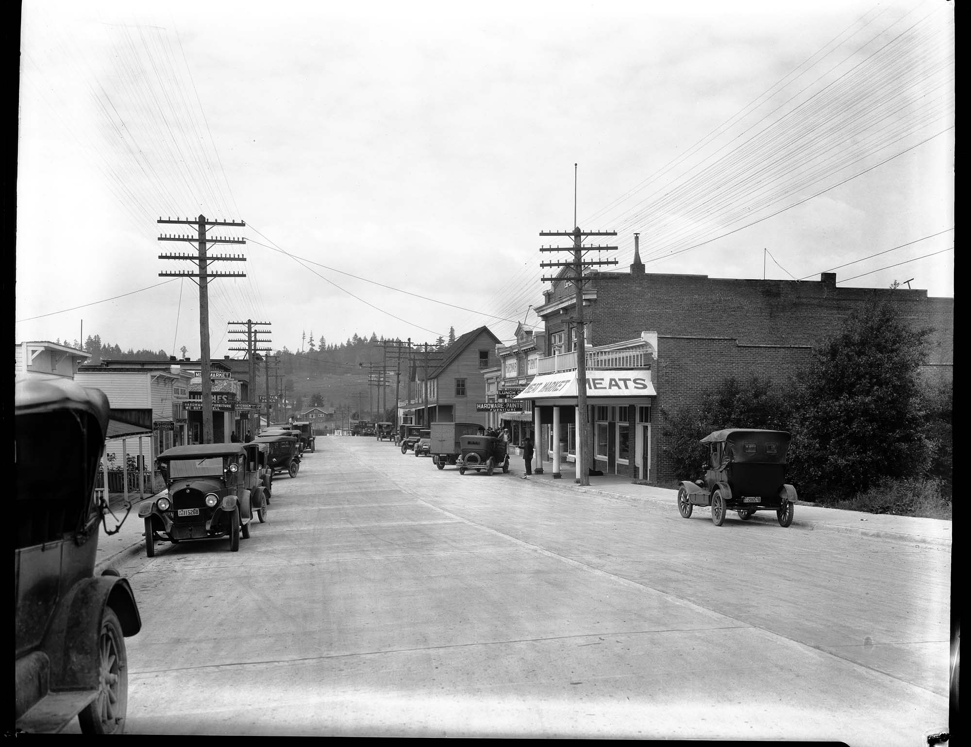 Image of Main Street, Bothell, circa 1925