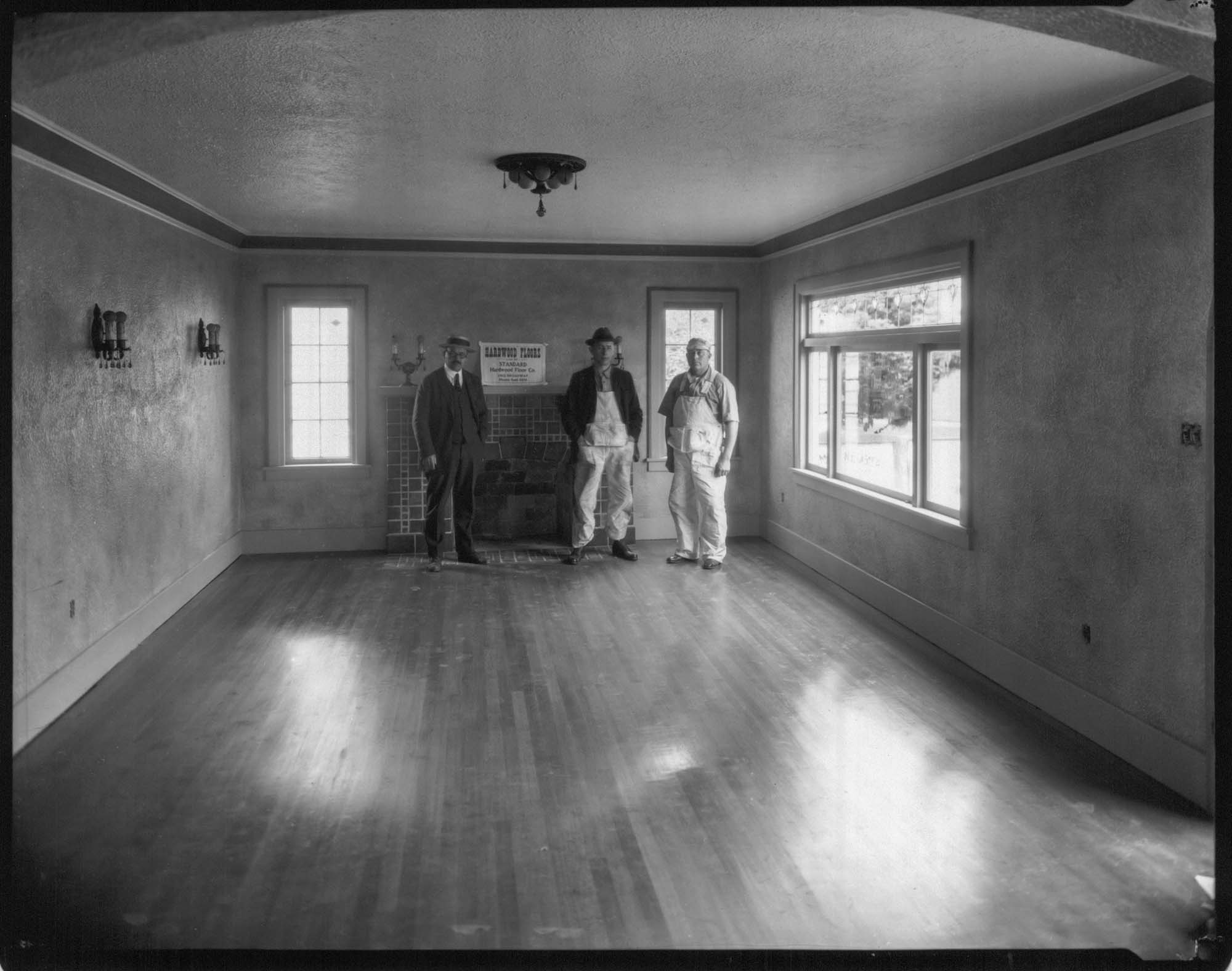 Image of Hardwood floor inside Seattle Times model home, Seattle, June 17, 1925