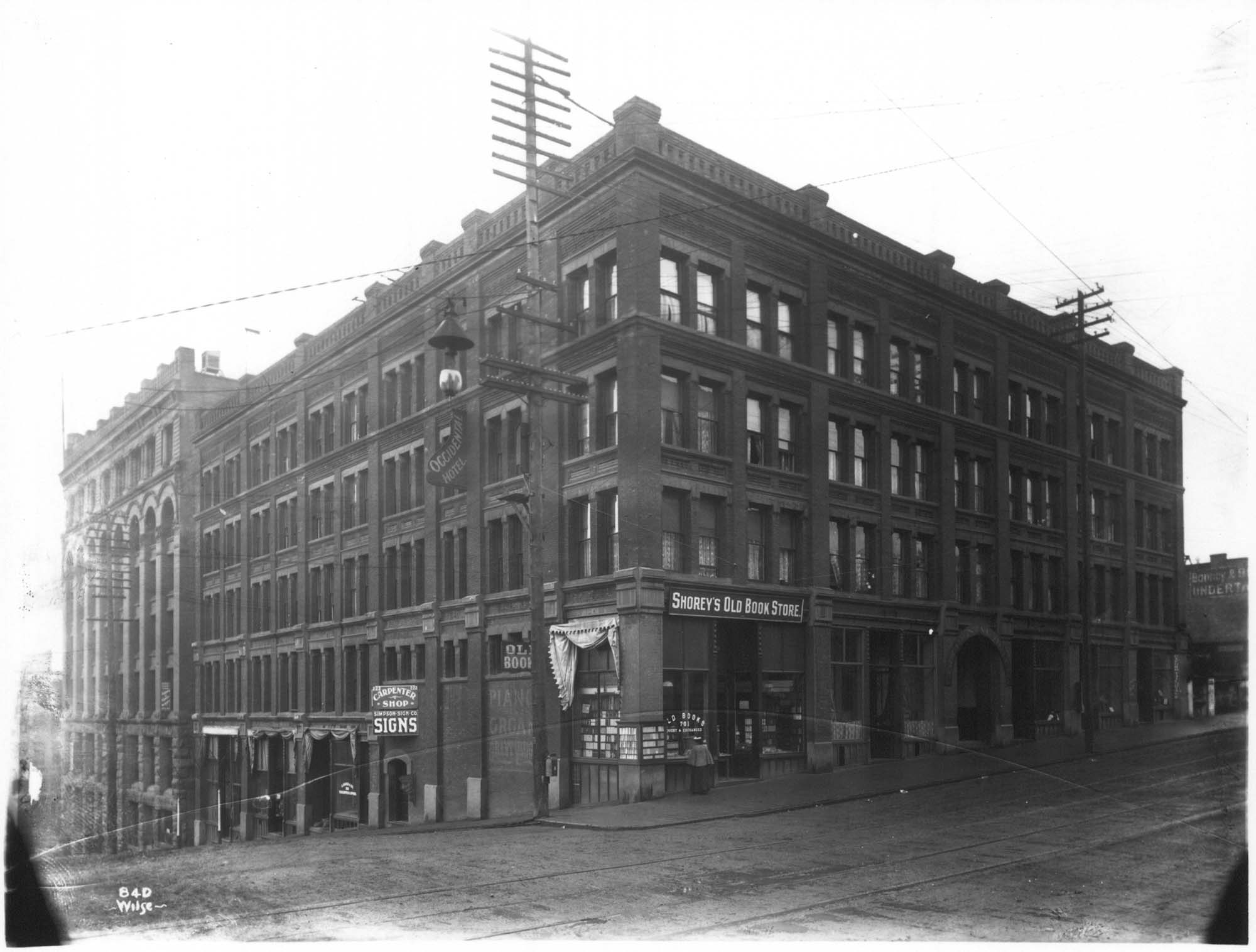 Image of Occidental Hotel, Seattle, circa 1898