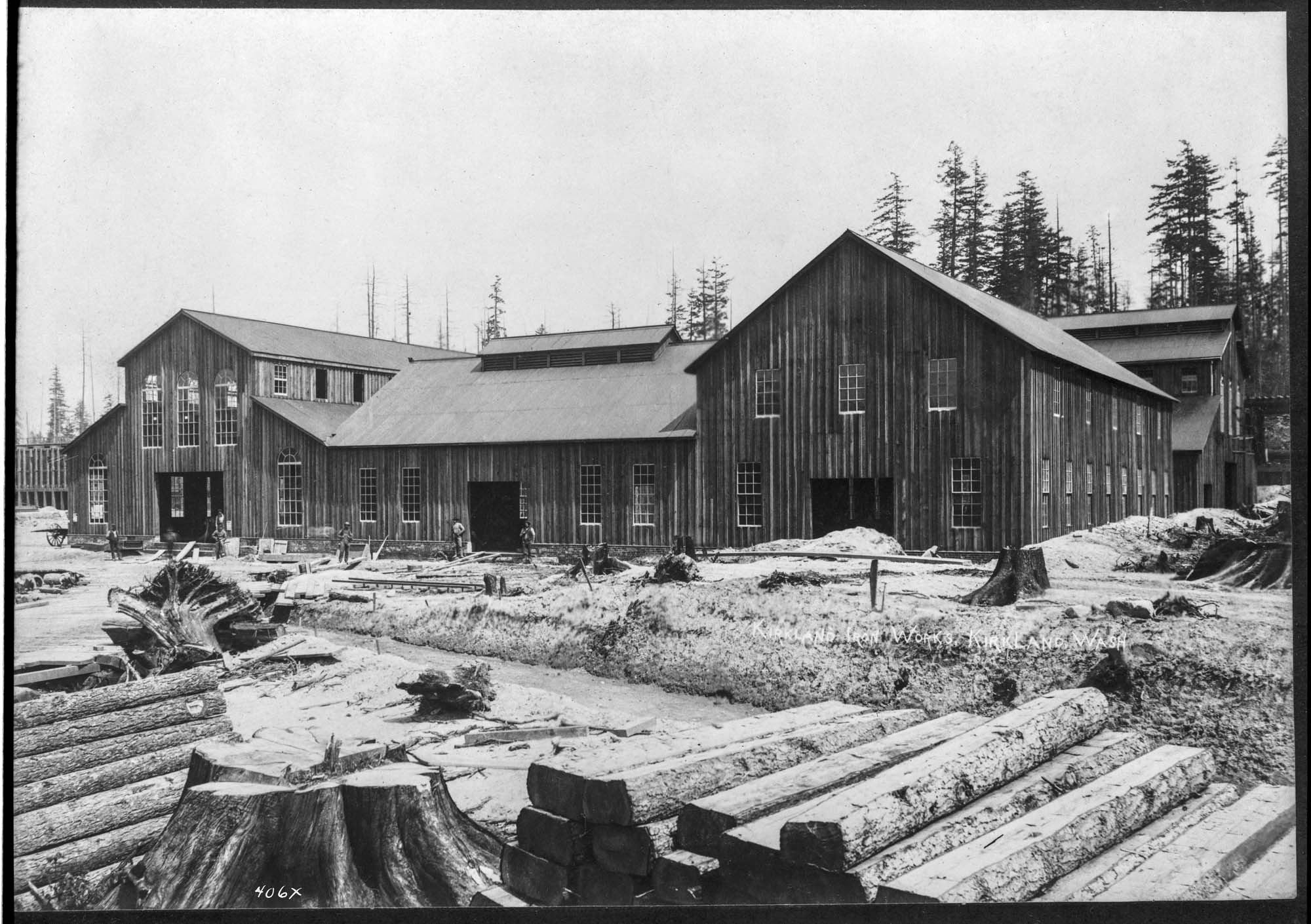 Image of Great Western Iron and Steel Company,  Kirkland, circa 1892