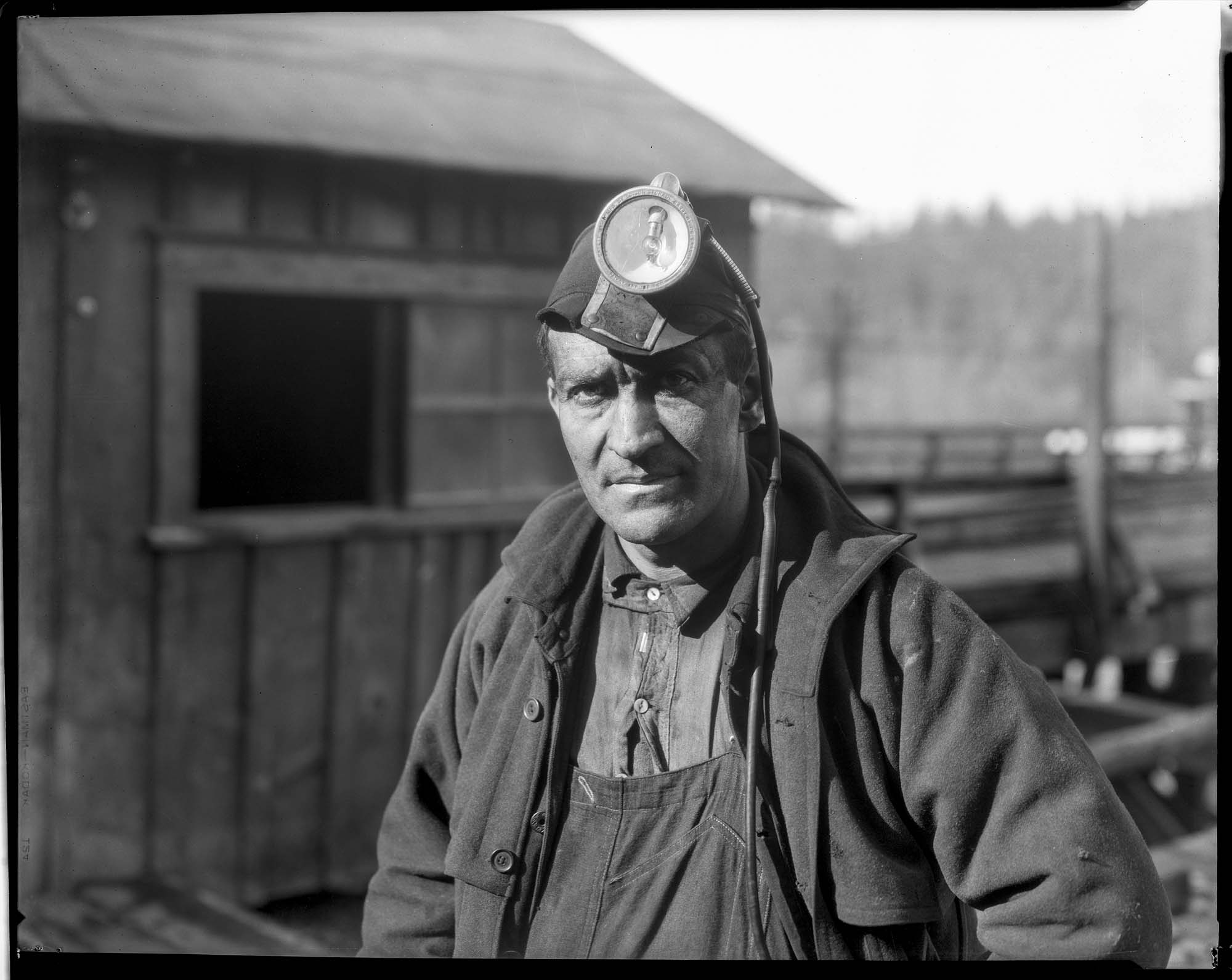 Image of Miner Ted Rousse at New Black Diamond Mine, circa 1927