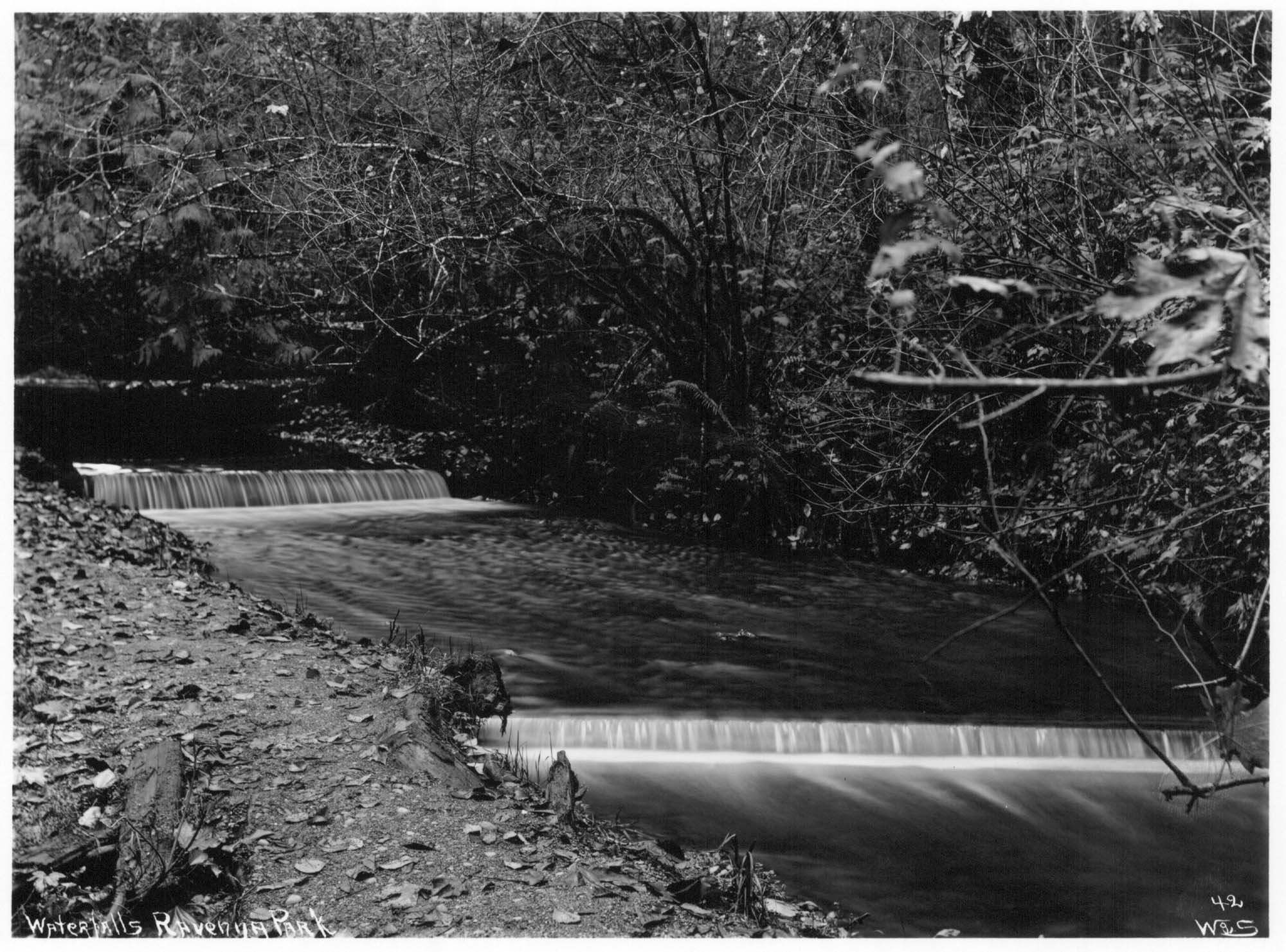 Image of Waterfalls in Ravenna Park, Seattle, circa 1911