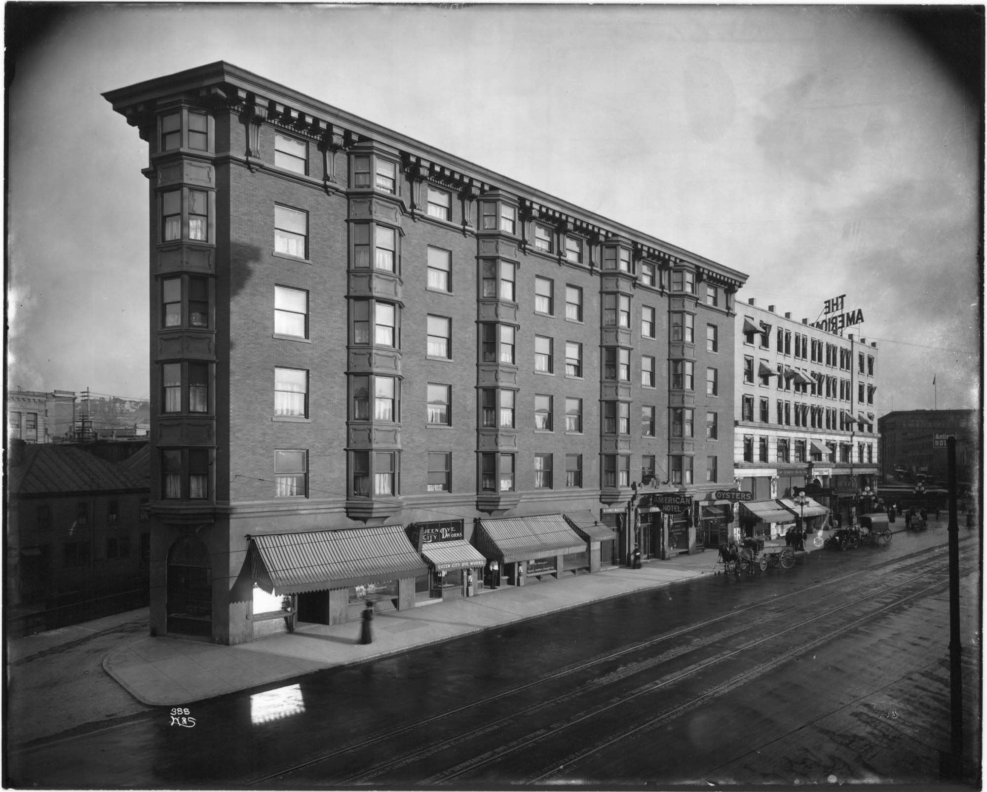 Image of American Hotel, Seattle, 1911