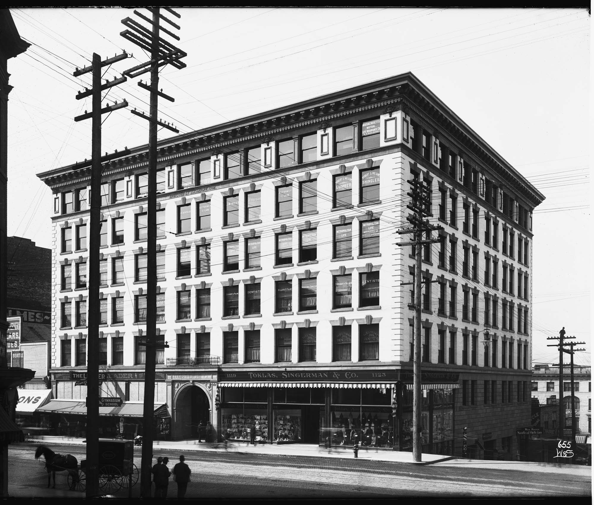 Image of Lumber Exchange building, Seattle, circa 1911