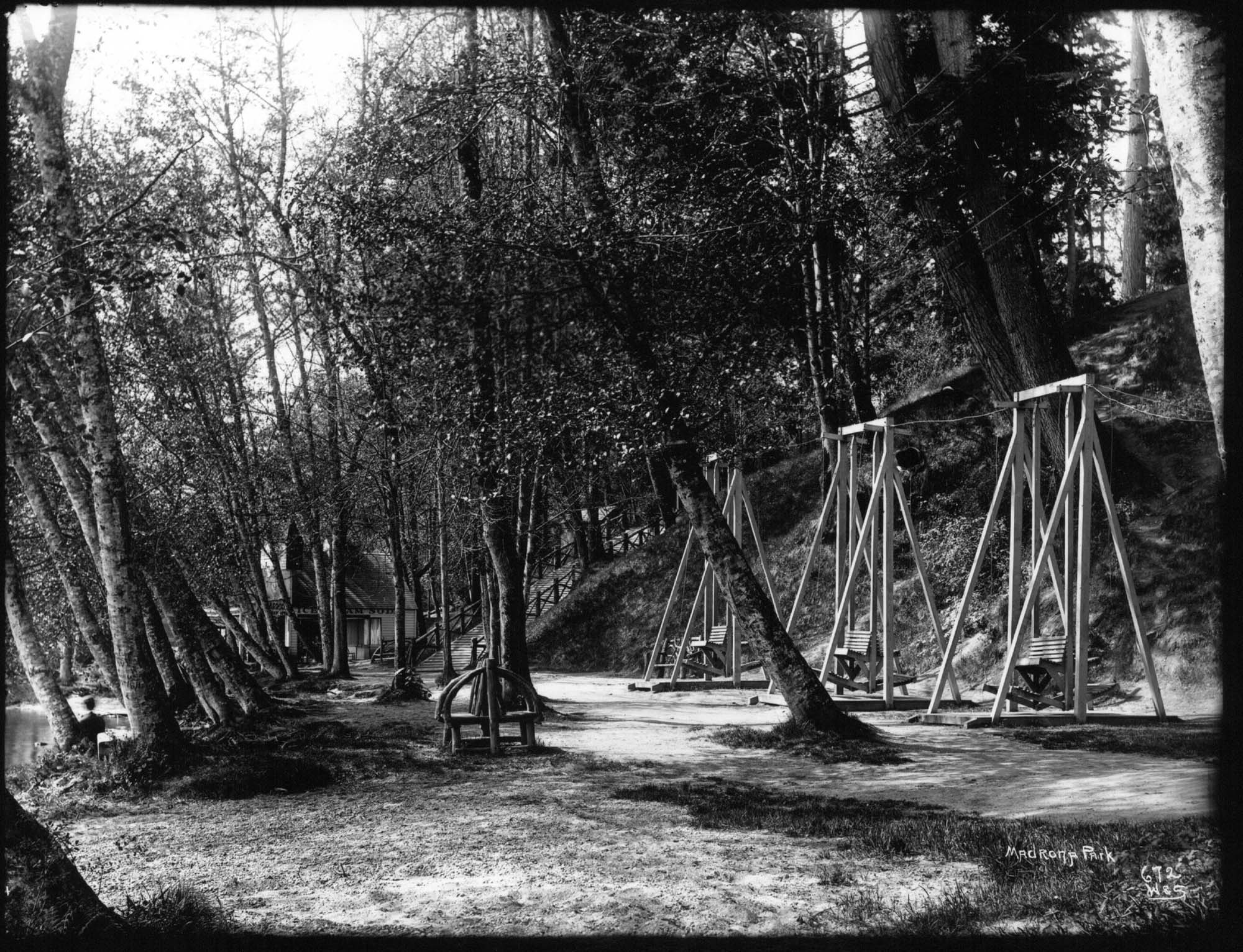 Image of Swings at Madrona Park, Seattle, circa 1911