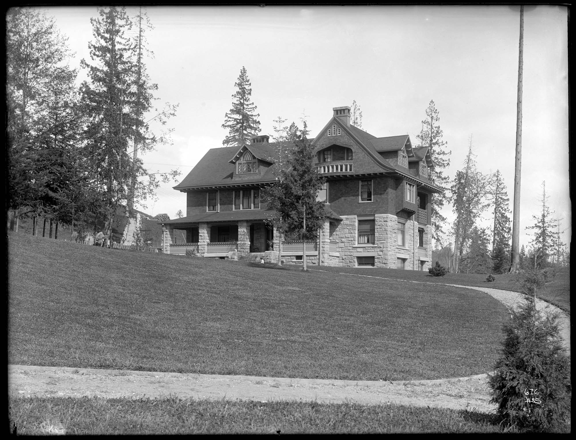 Image of Home of Elbert Blaine, circa 1903