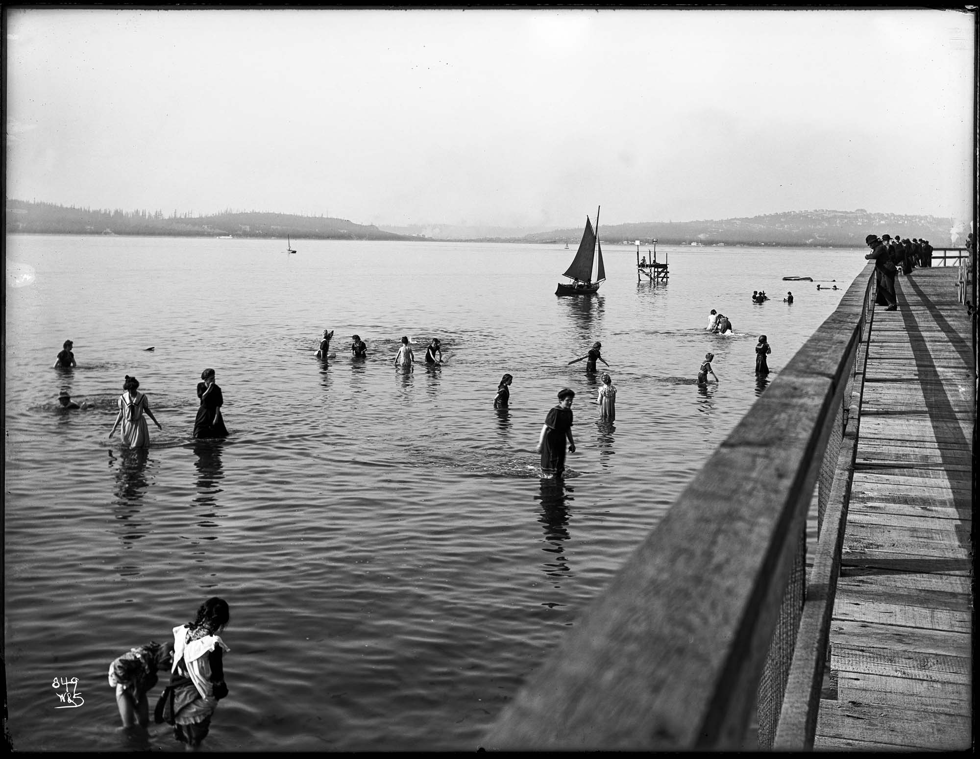 Image of Bathers at West Seattle, 1911