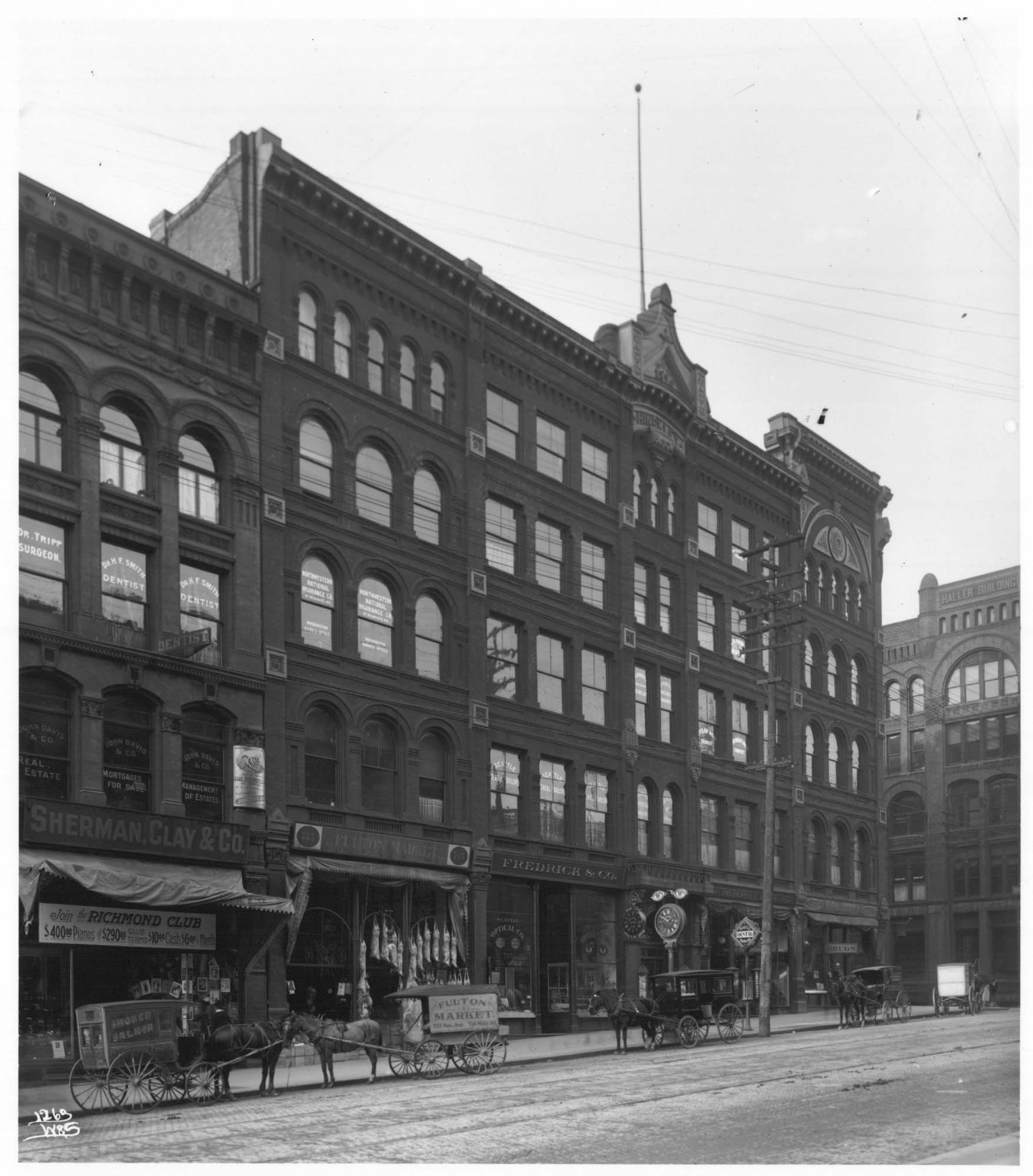 Image of Hinckley Block, Seattle, circa 1911