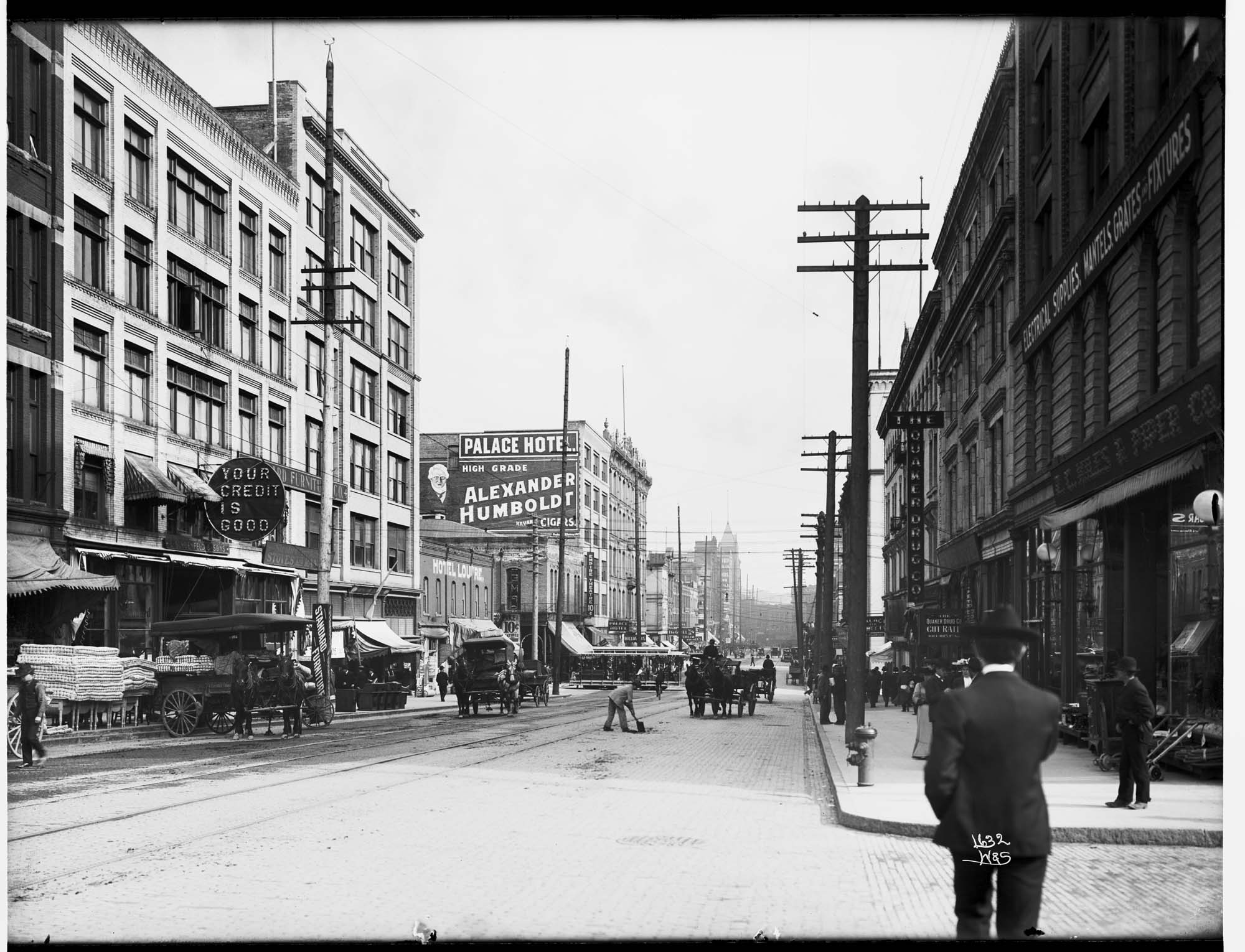 Image of First and Spring, Seattle, 1912