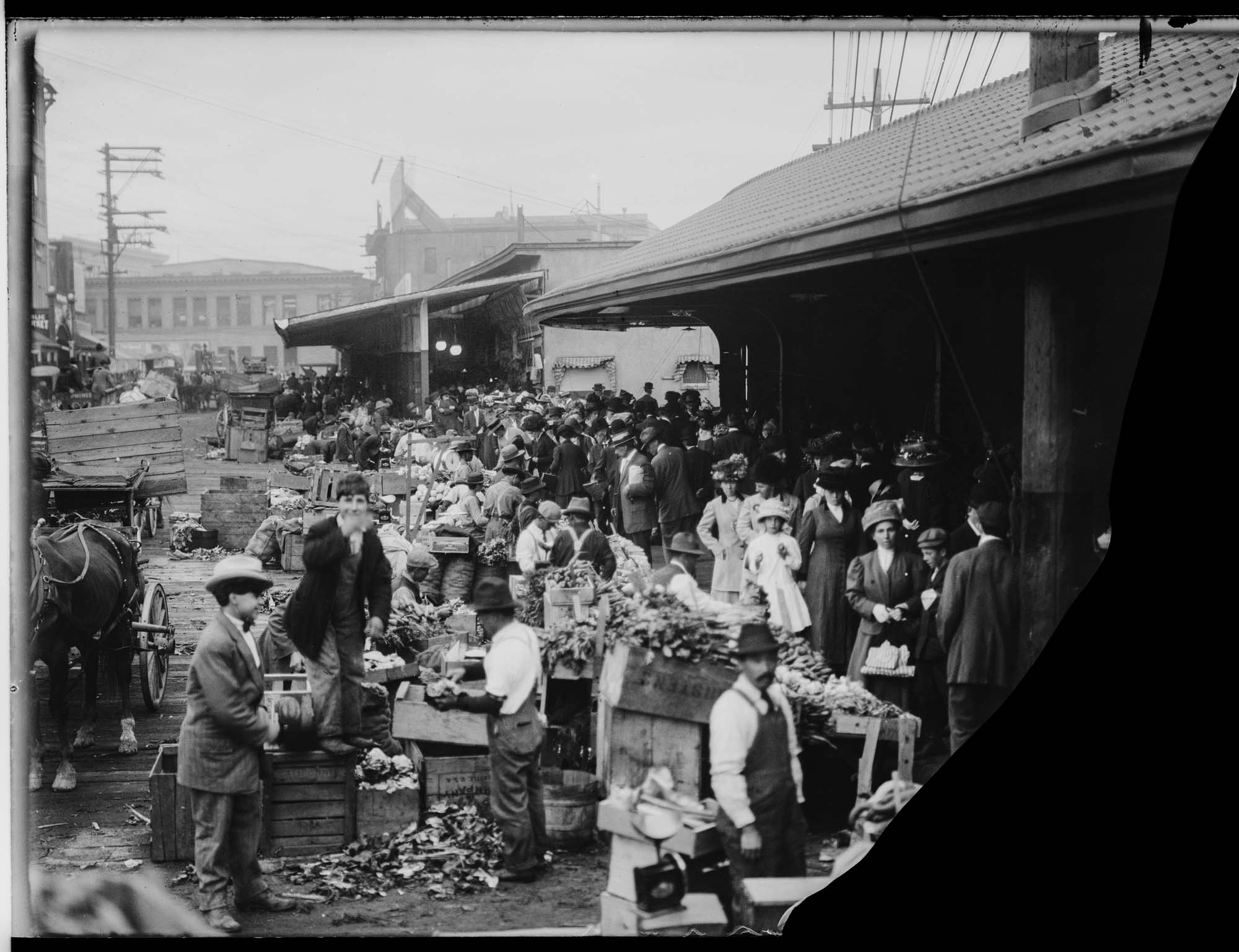 Image of Pike Place Market, circa 1911