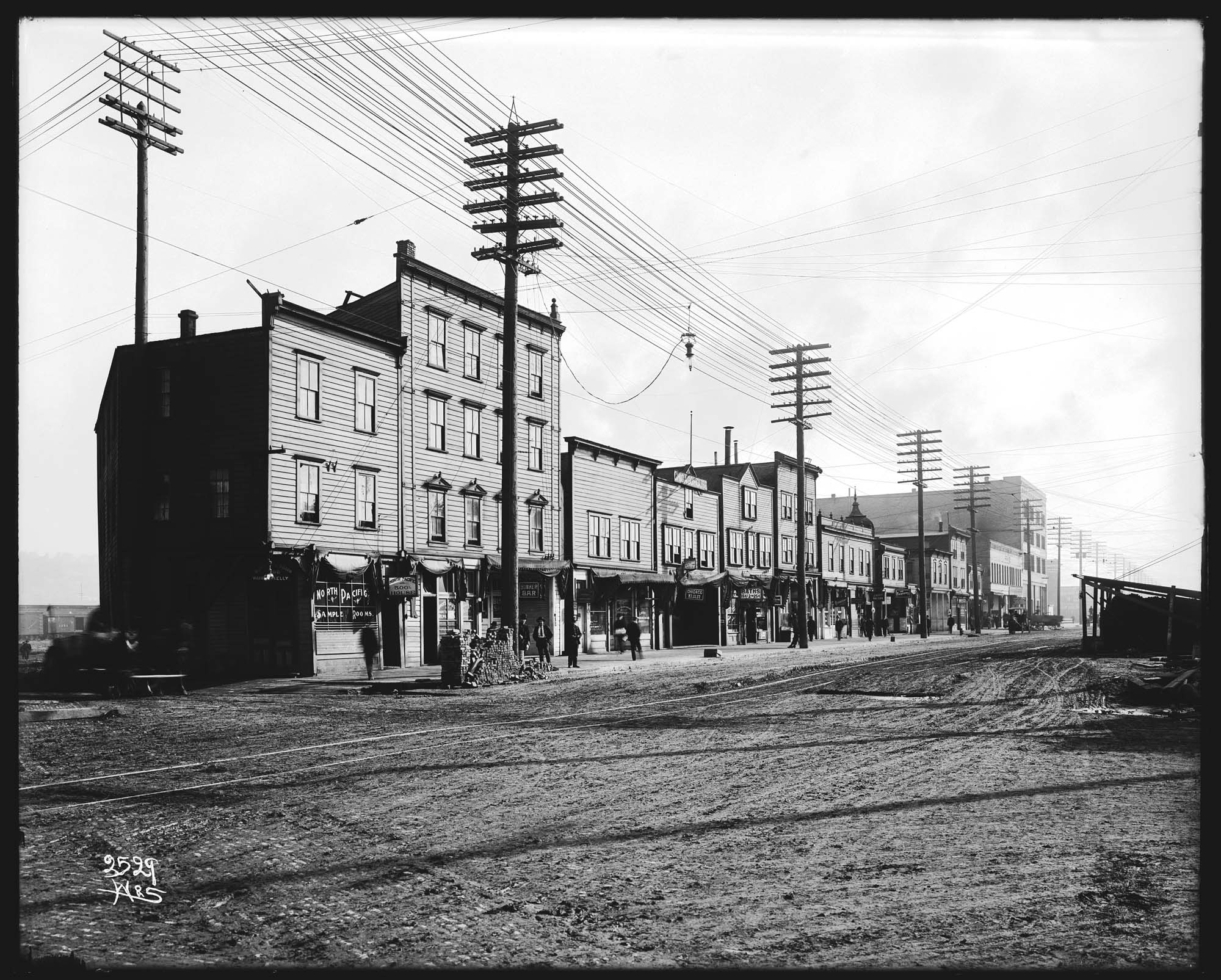 Image of First Avenue South from King Street, circa 1905