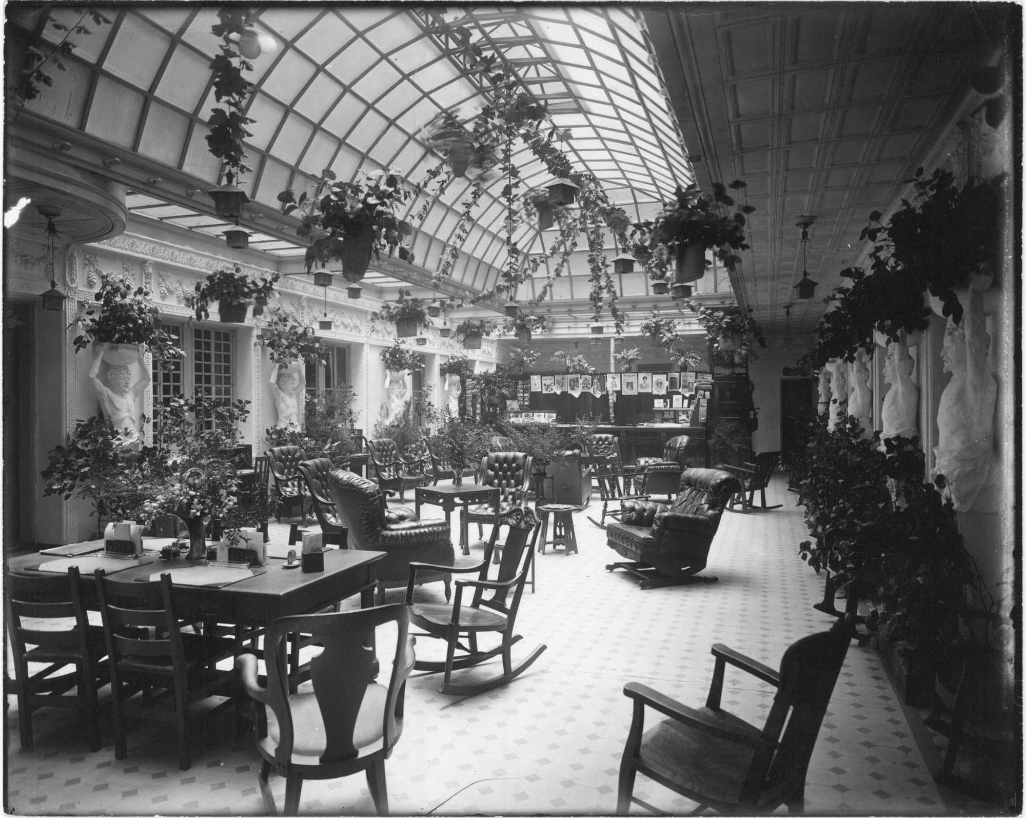 Image of Lincoln Hotel interior, Seattle, circa 1905