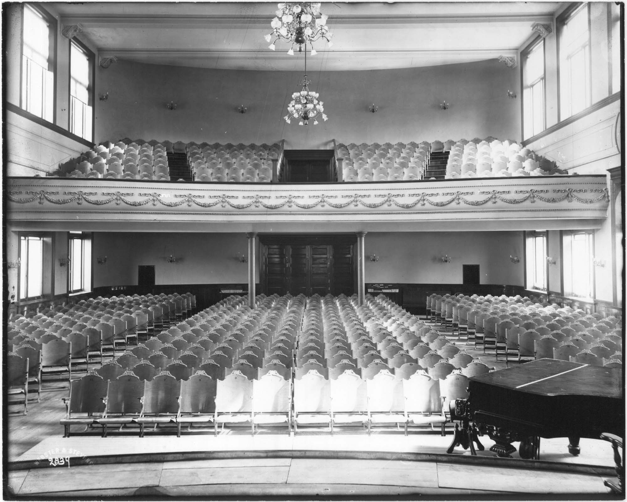 Image of Denny Hall auditorium, University of Washington, Seattle, circa 1905