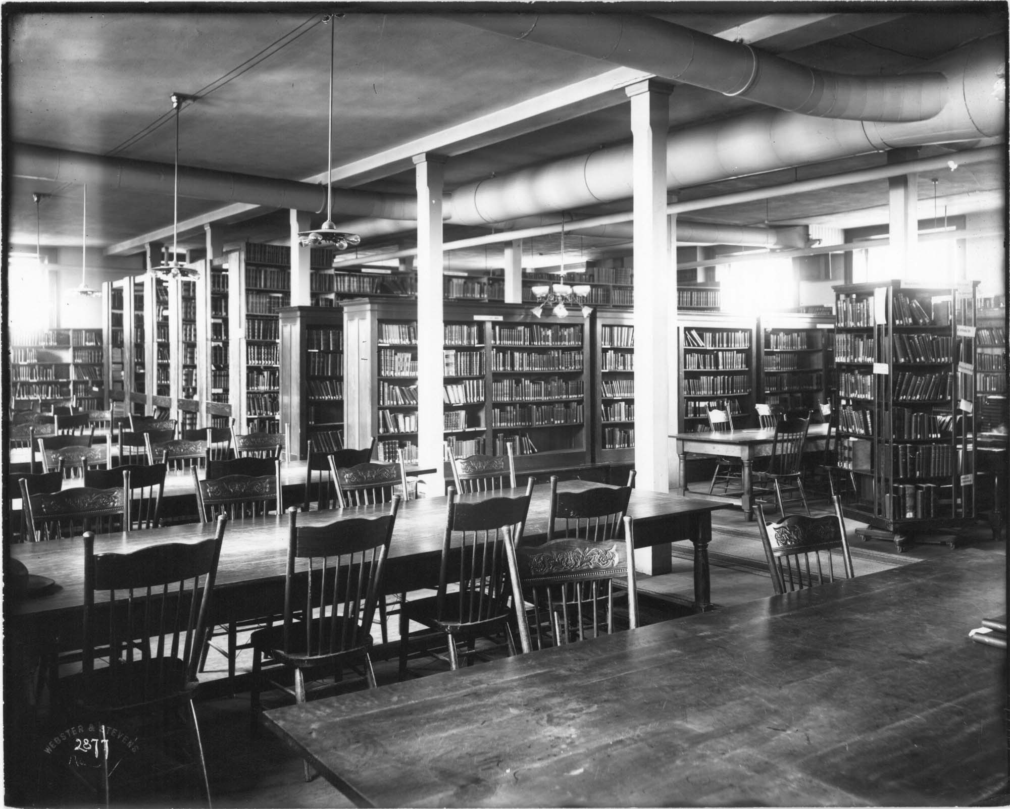 Image of University of Washington library, Seattle, circa 1905