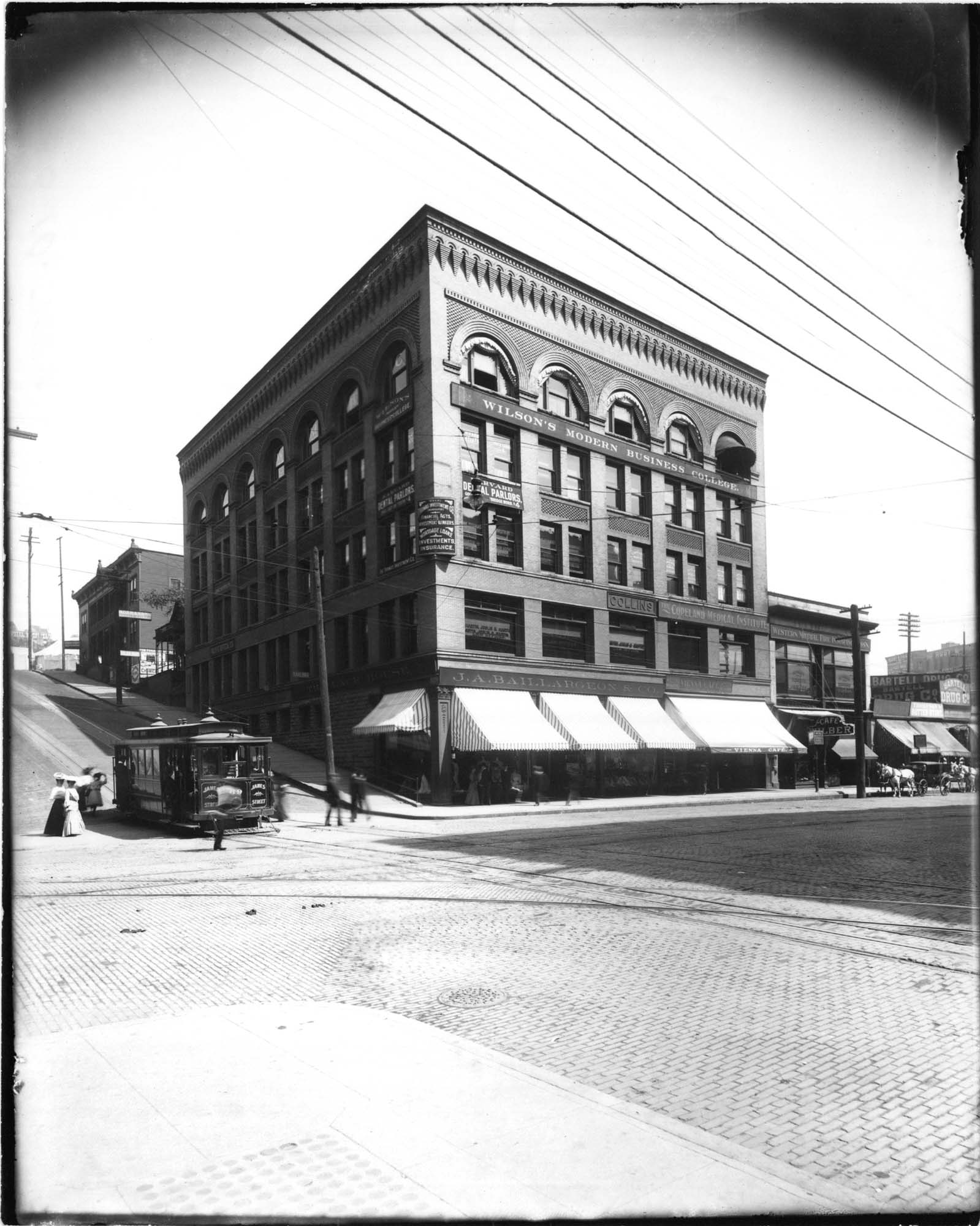 Image of Collins Block, Seattle, circa 1905