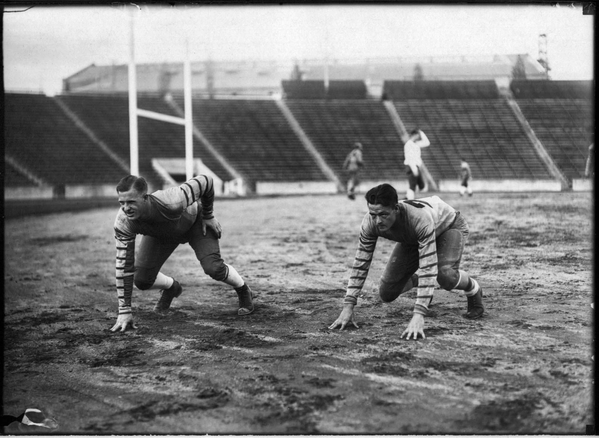 Image of University of Washington football players, Seattle, 1927