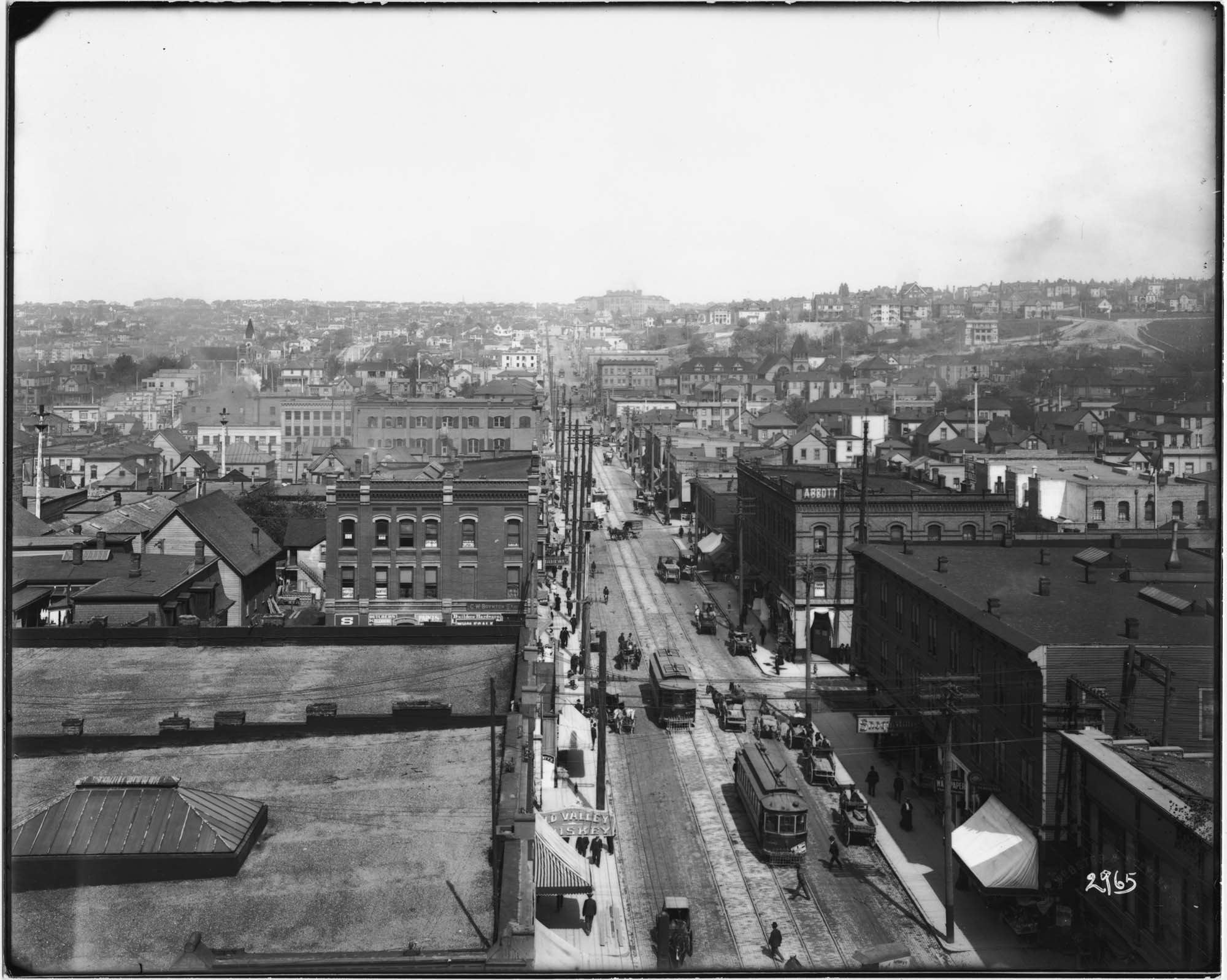 Image of Pike Street, Seattle, circa 1905