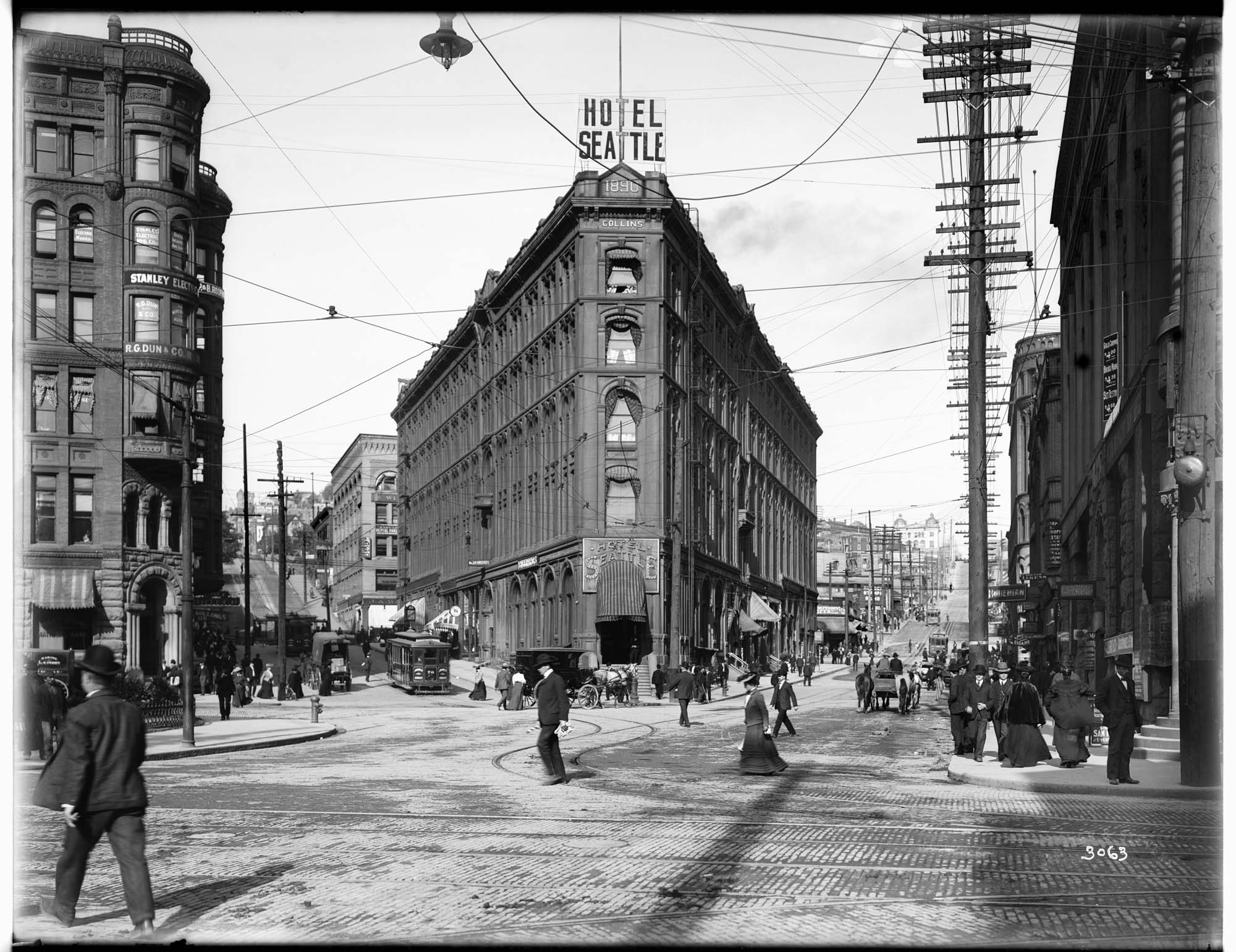 Image of Hotel Seattle, circa 1900
