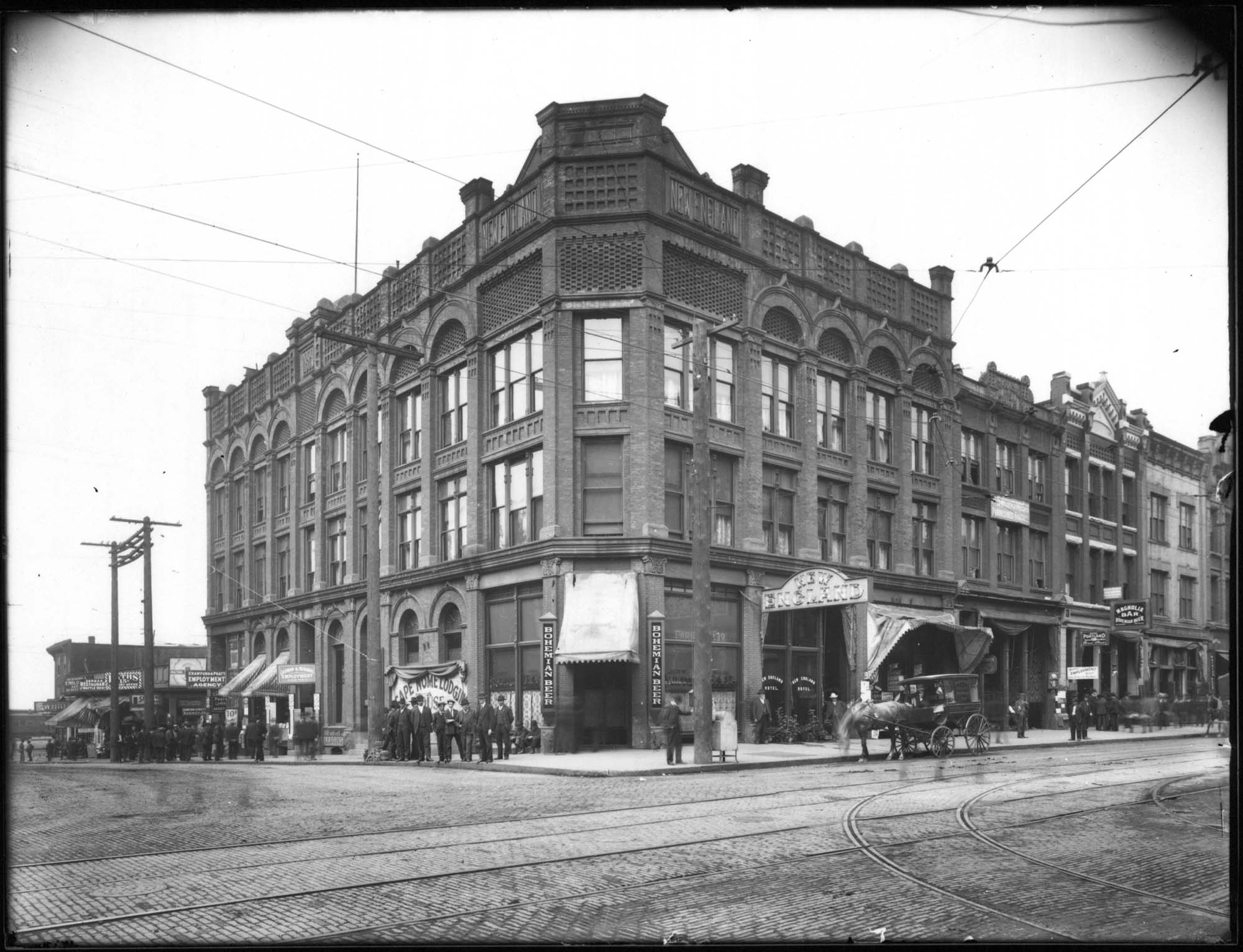 Image of New England Hotel, Seattle, 1905