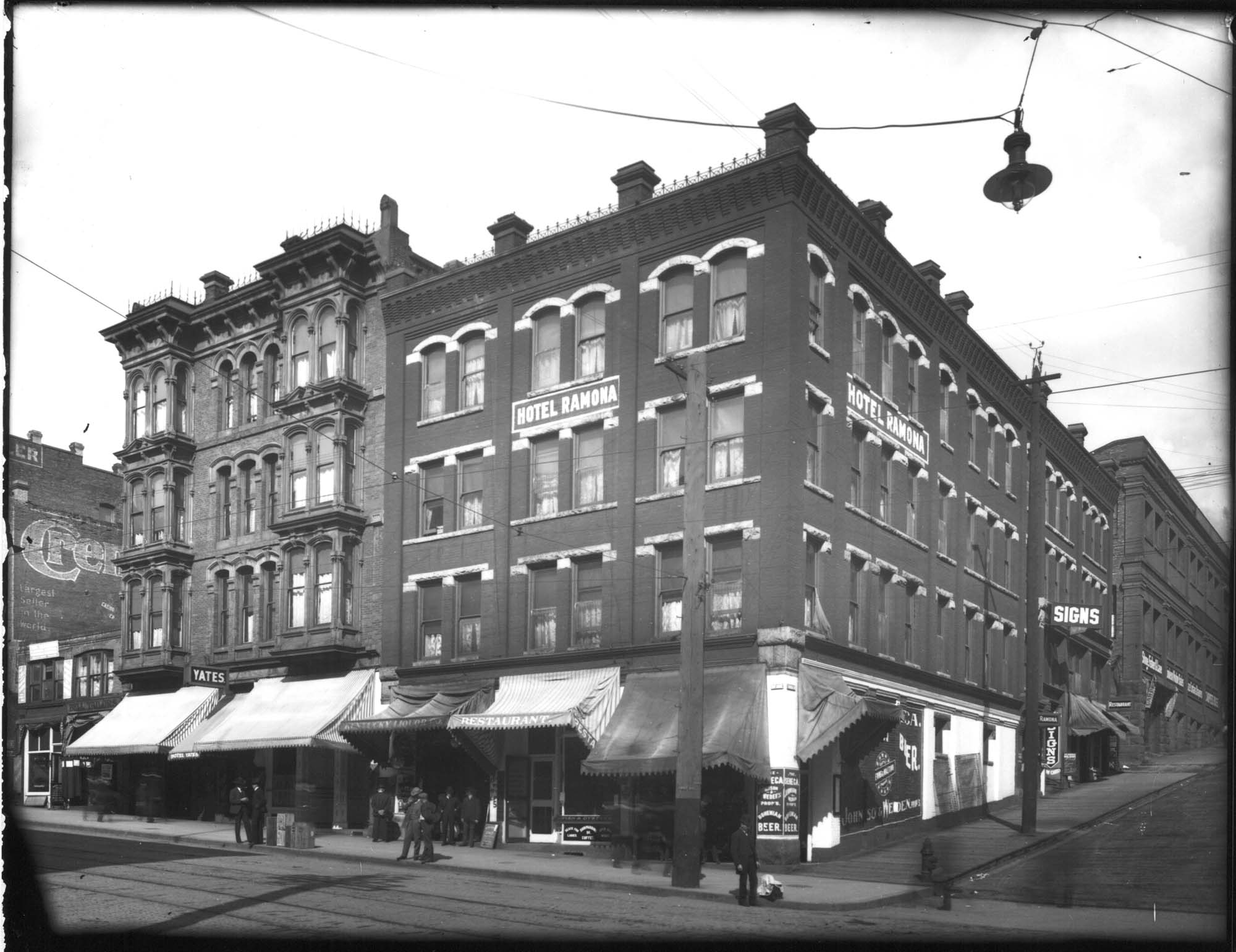 Image of Hotel Ramona, Seattle, circa 1905