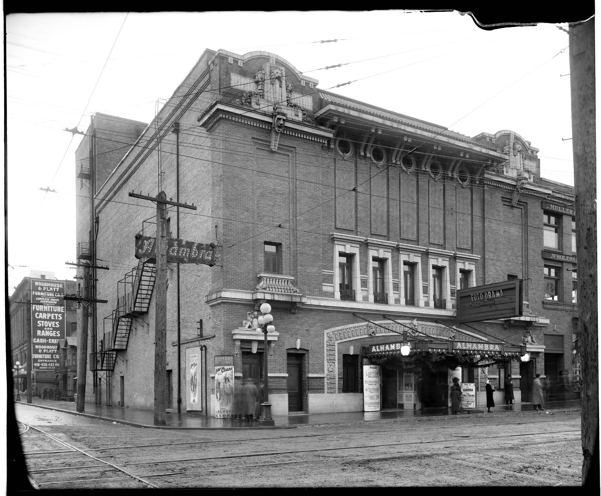 Image of Alhambra Theater, Seattle, 1909
