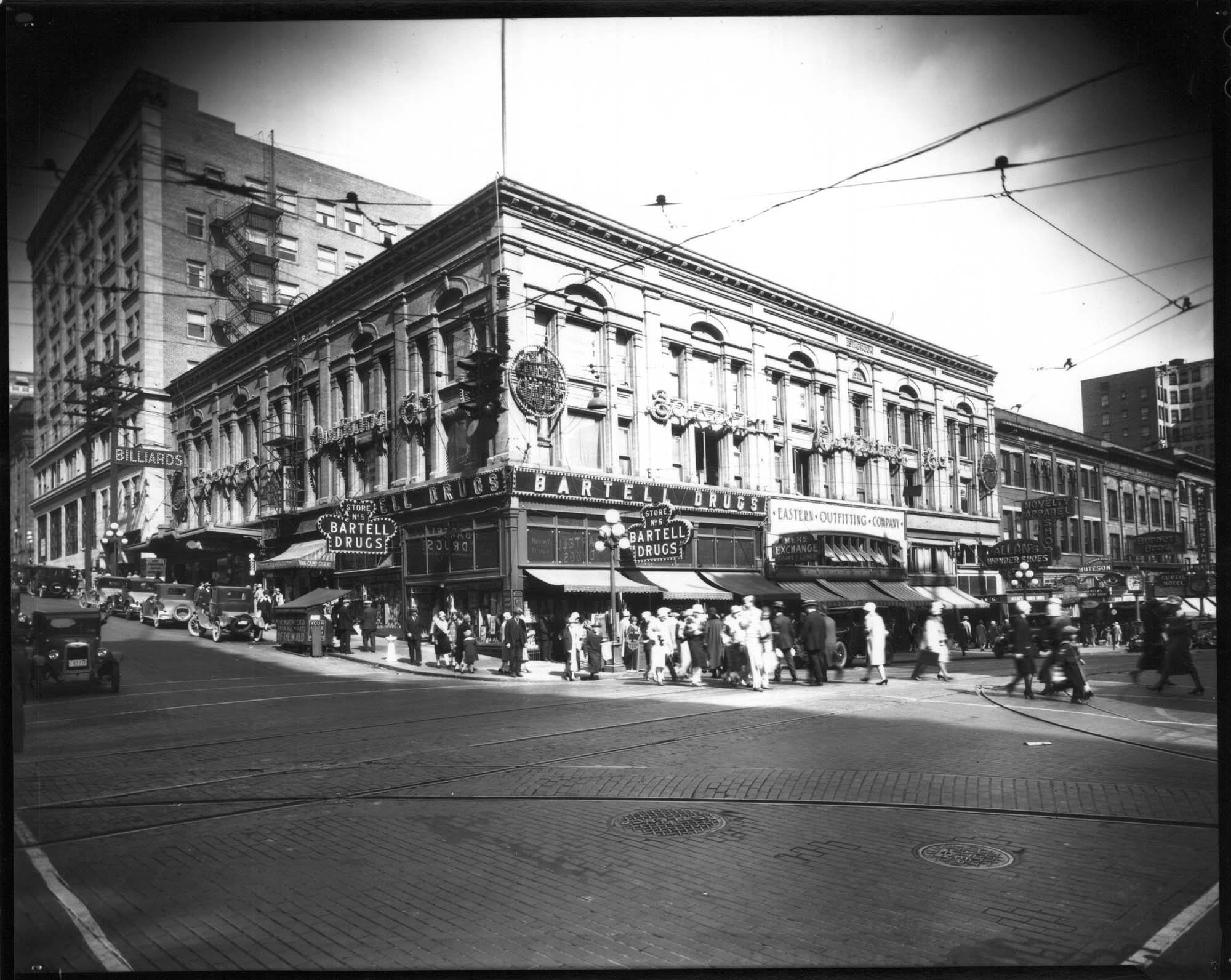 Image of Estabrook Block, Seattle, circa 1927