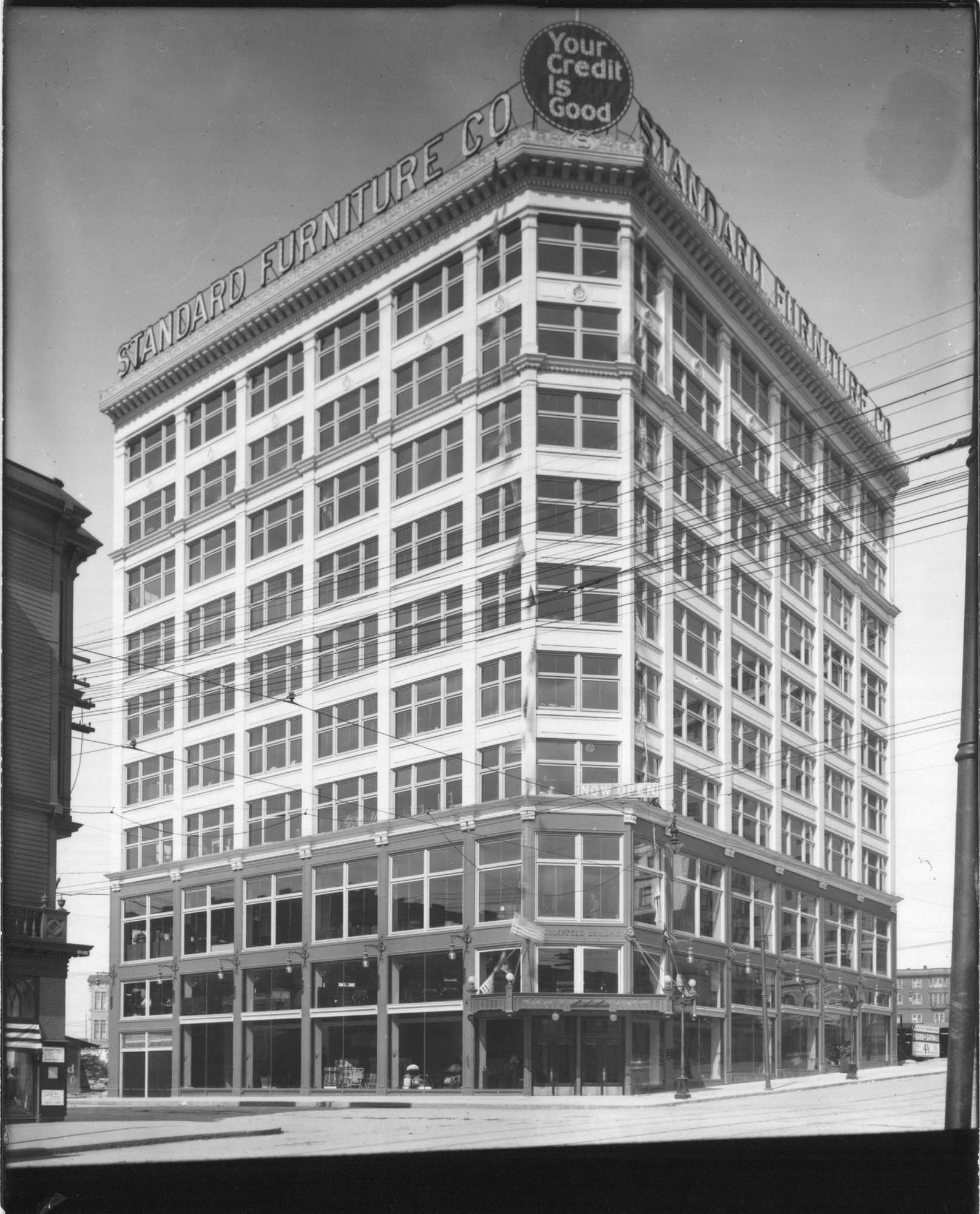 Image of Standard Furniture building, Seattle, circa 1908