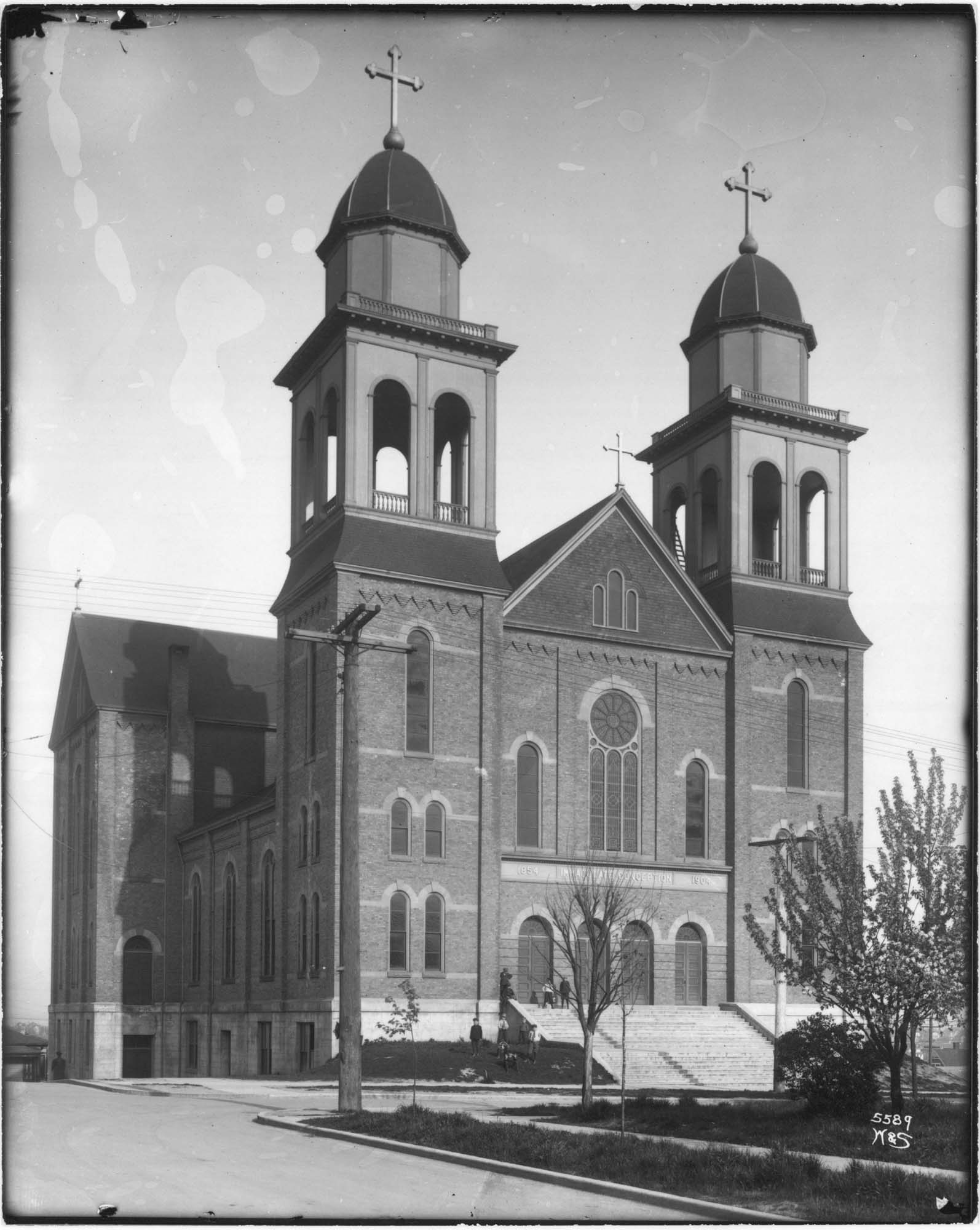 Image of Immaculate Conception Catholic Church, Seattle, circa 1908