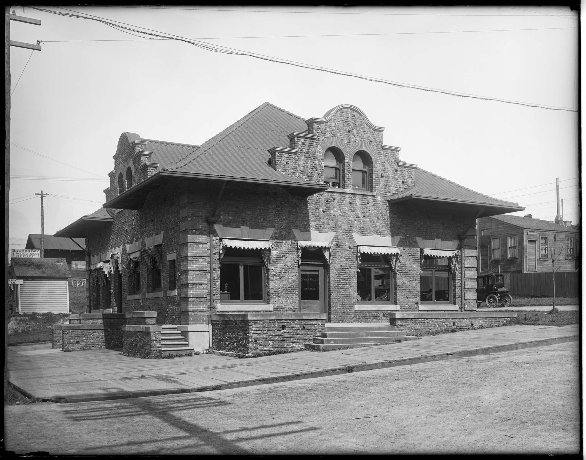 Image of Stimson Mill office, Seattle, circa 1907