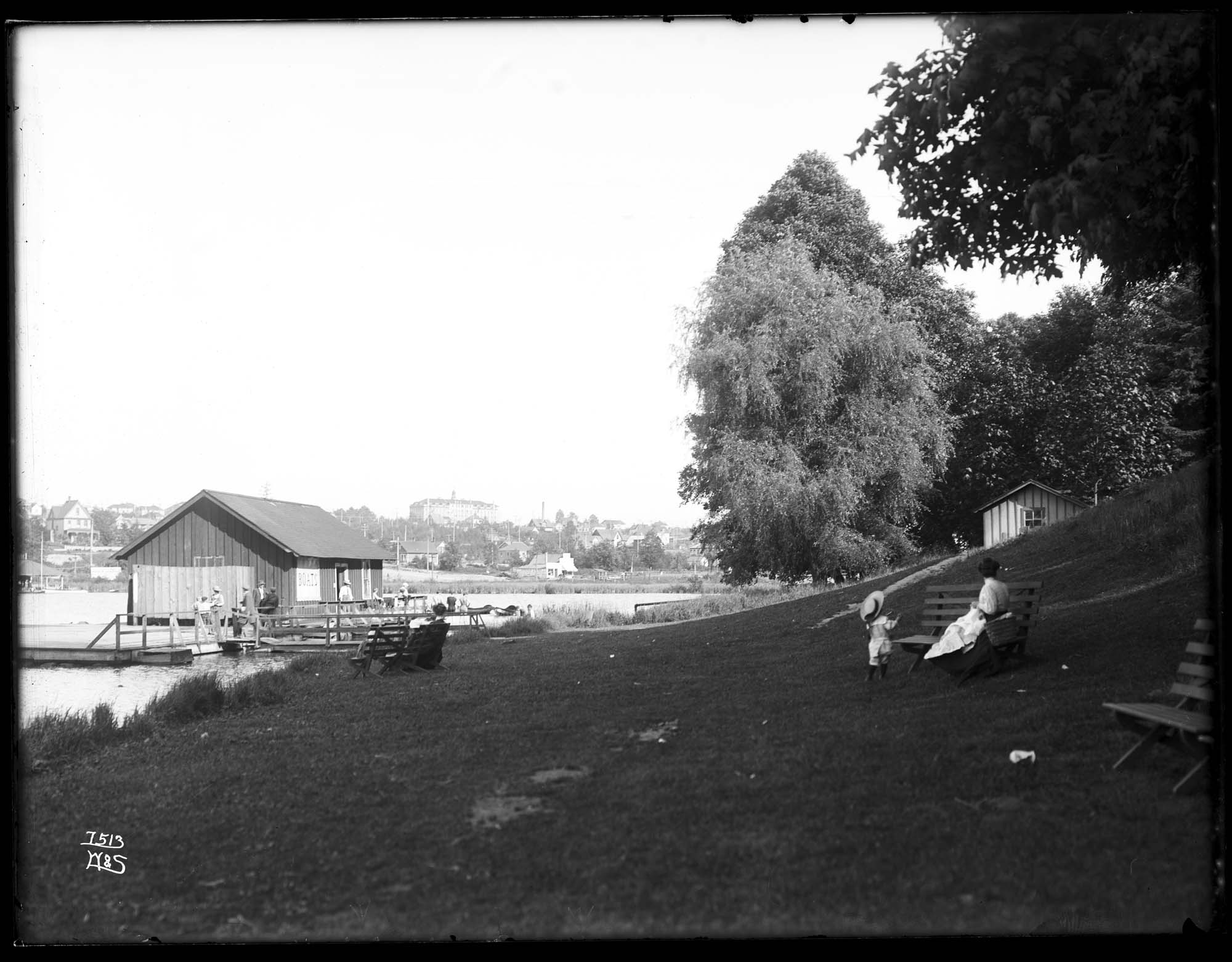 Image of Green Lake, Seattle, circa 1912