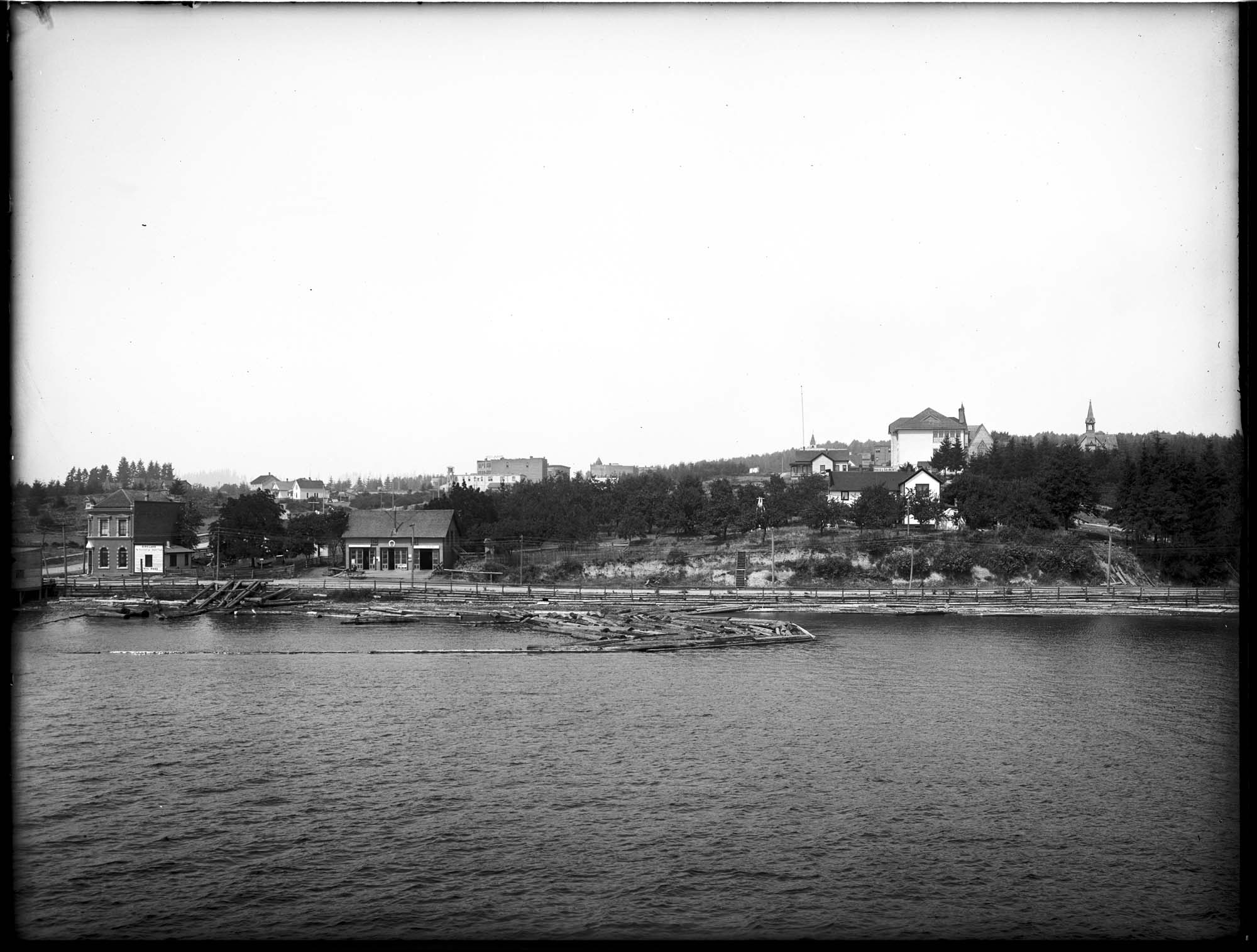 Image of Kirkland from Lake Washington, 1906