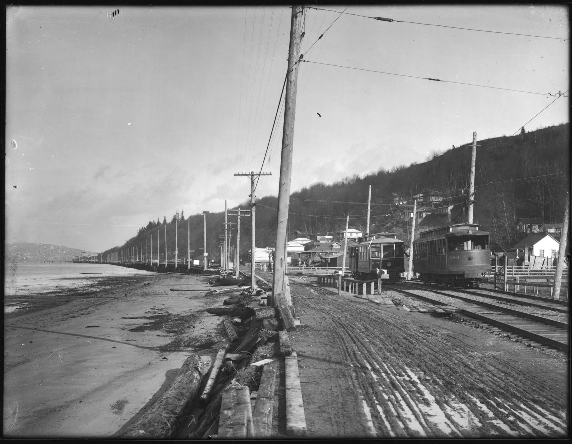 Image of Alki Beach, Seattle, circa 1911