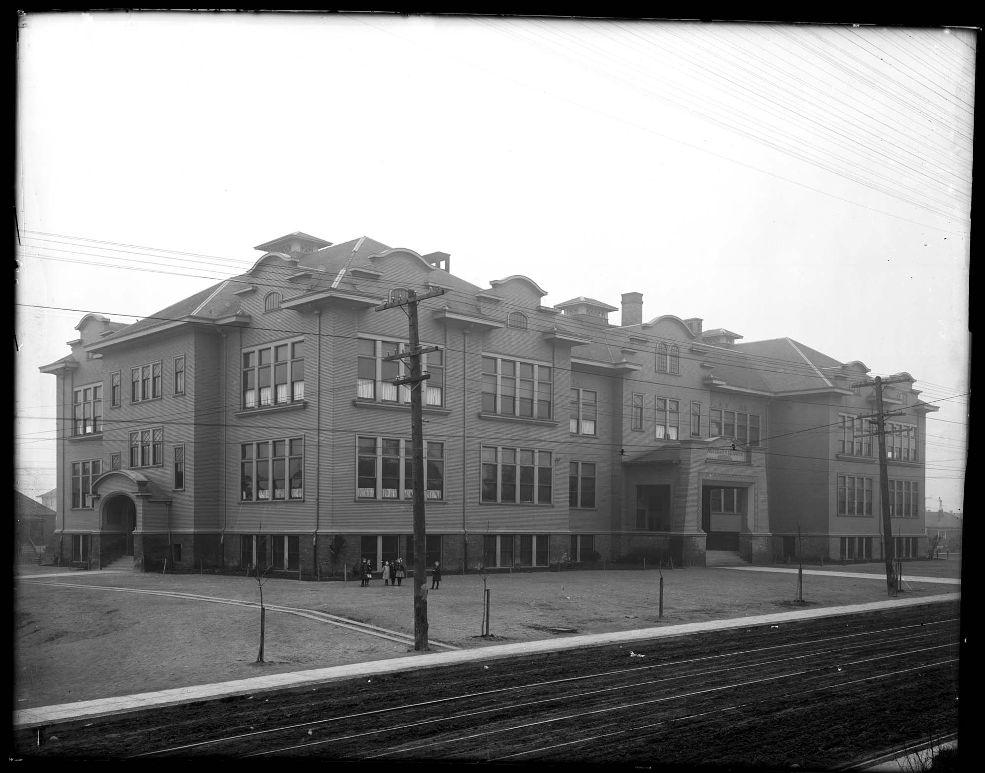 Image of University Heights School, Seattle, circa 1910