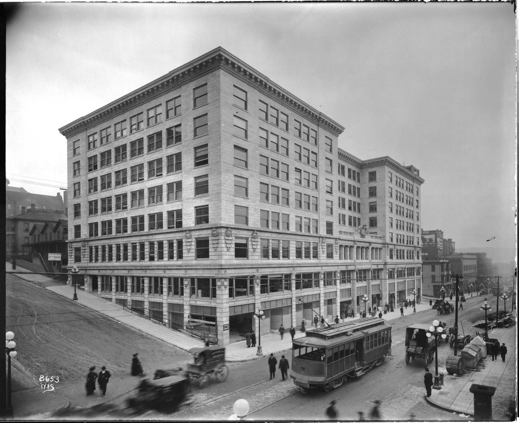 Image of Central Building, Seattle, 1909