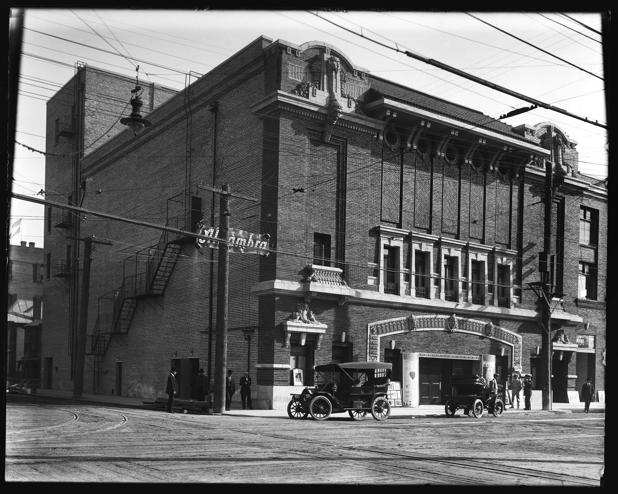 Image of Alhambra Theatre, Seattle, circa 1909
