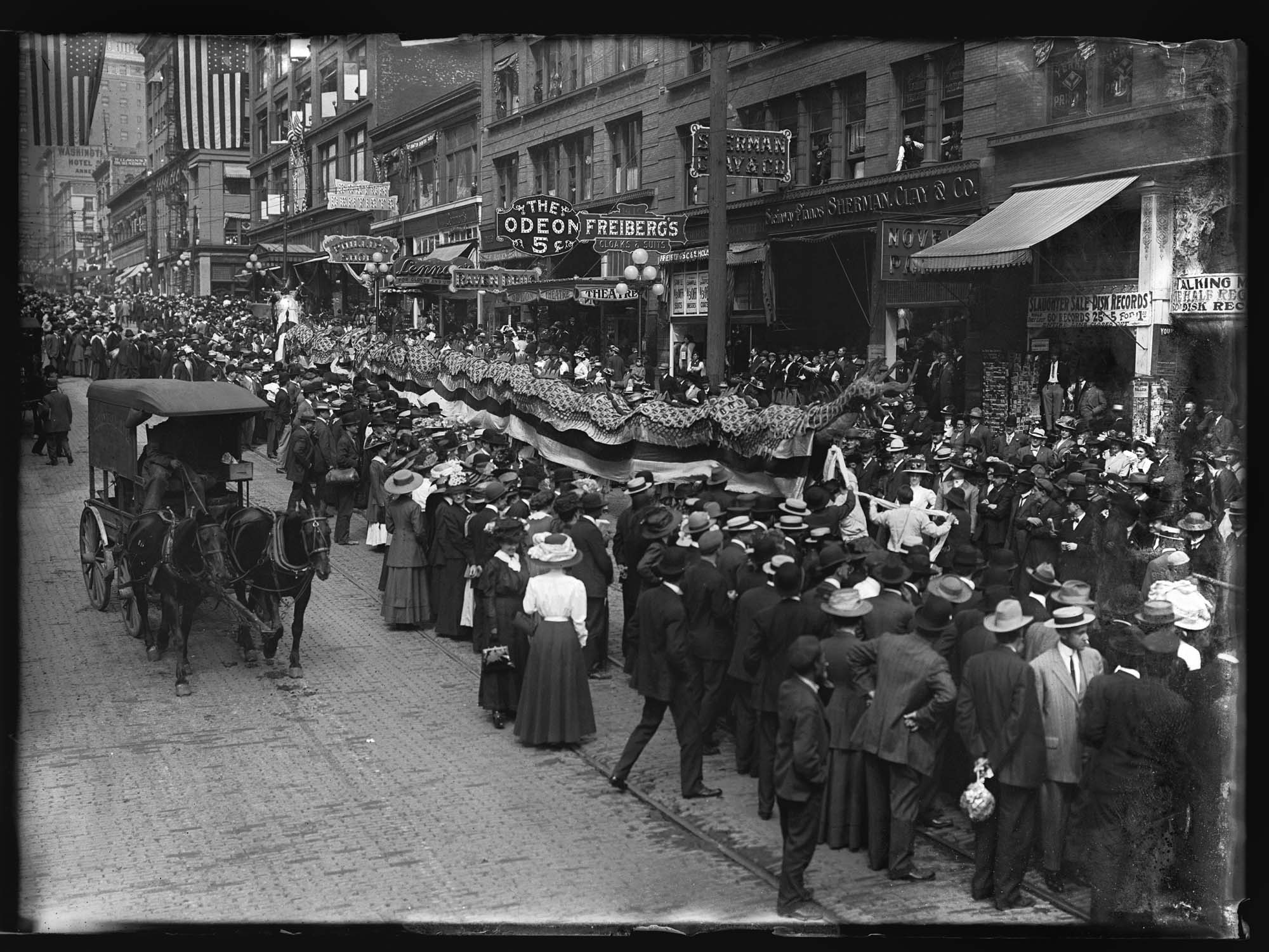 Image of Chinese parade, September 13, 1909