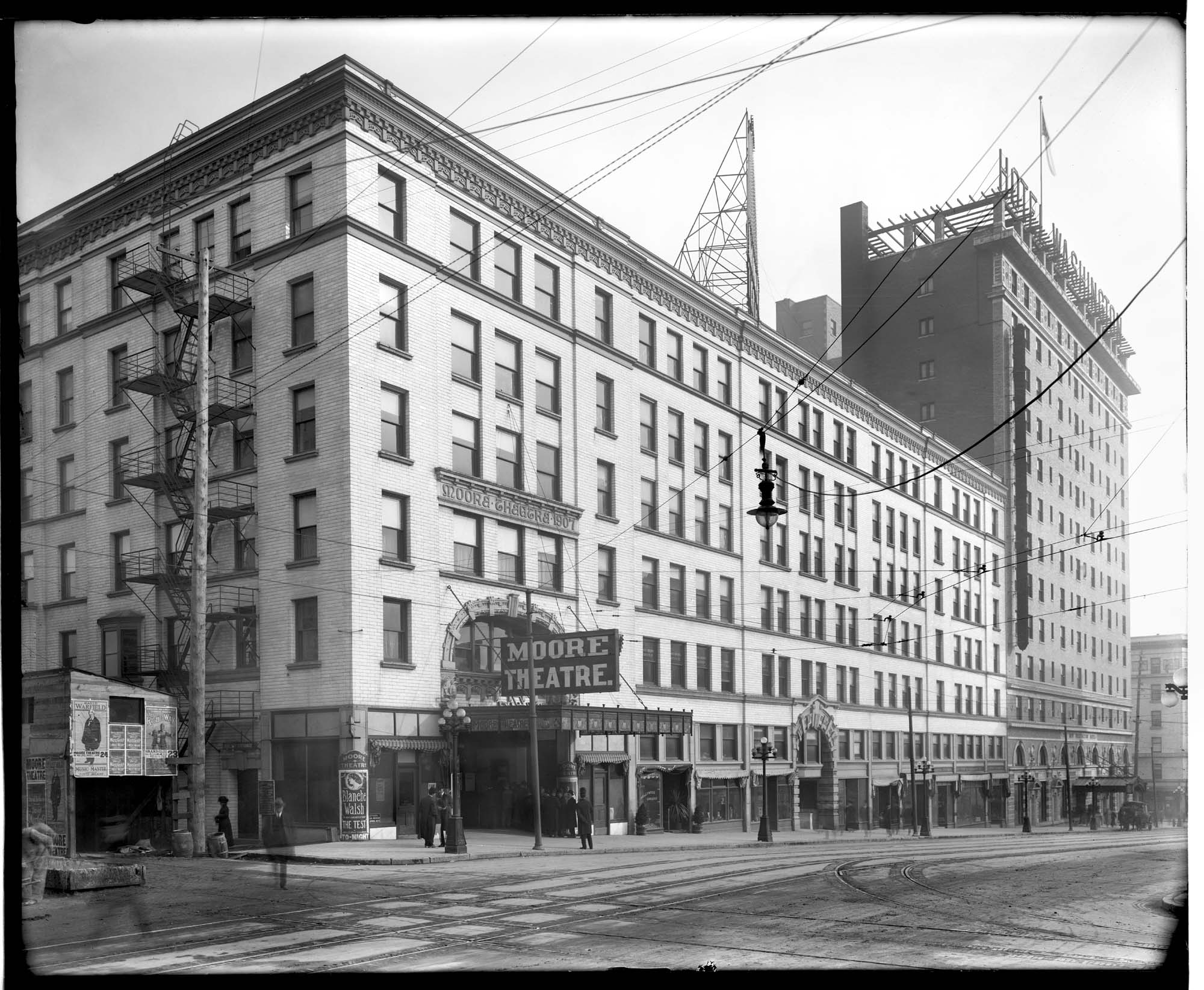 Image of Moore Theater, Seattle, circa 1909